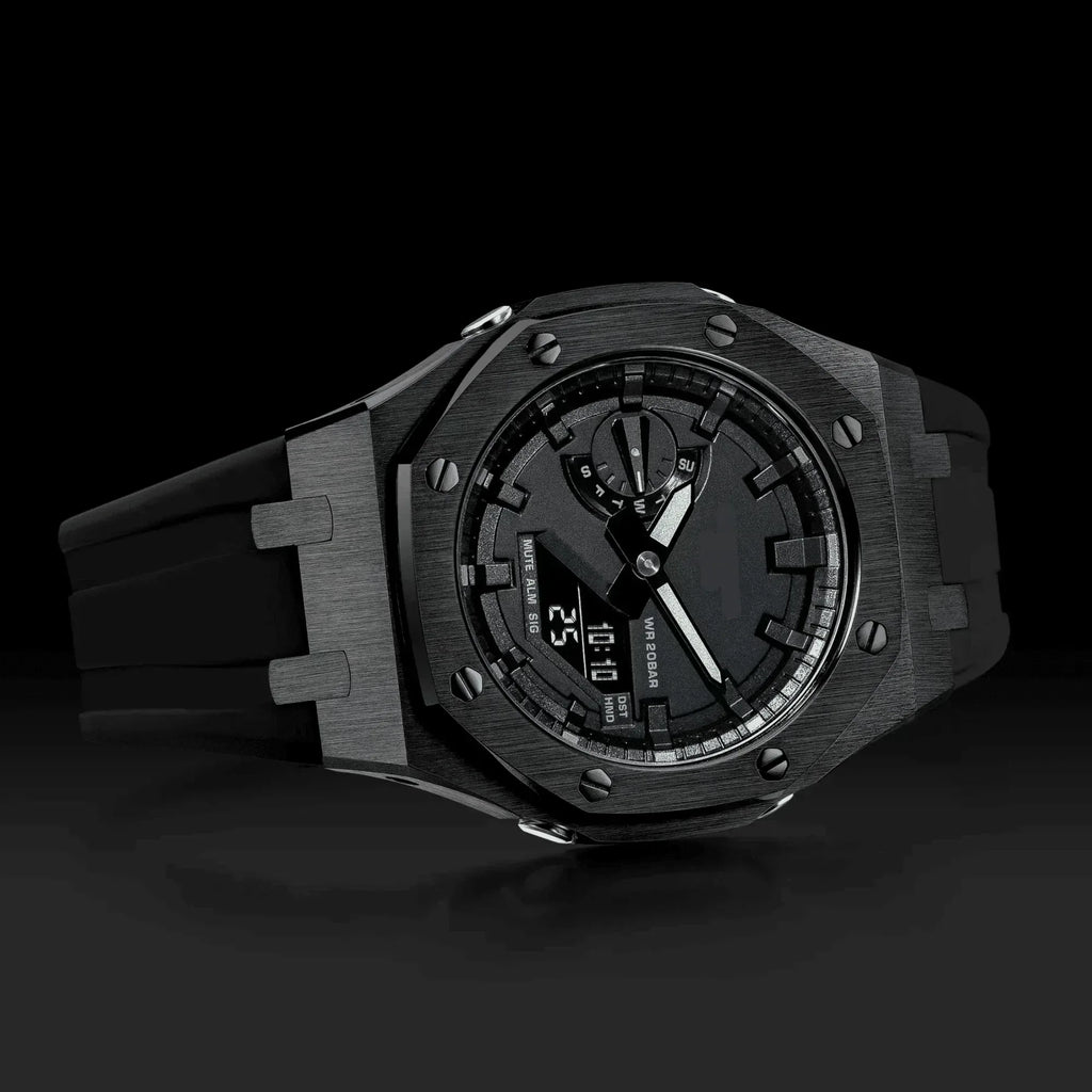 Mod Kit Metal Watchband and Metal Case for G-shock GM-2100 and GM-2110/BA-2100 " Casioak" - DREAM WATCHES