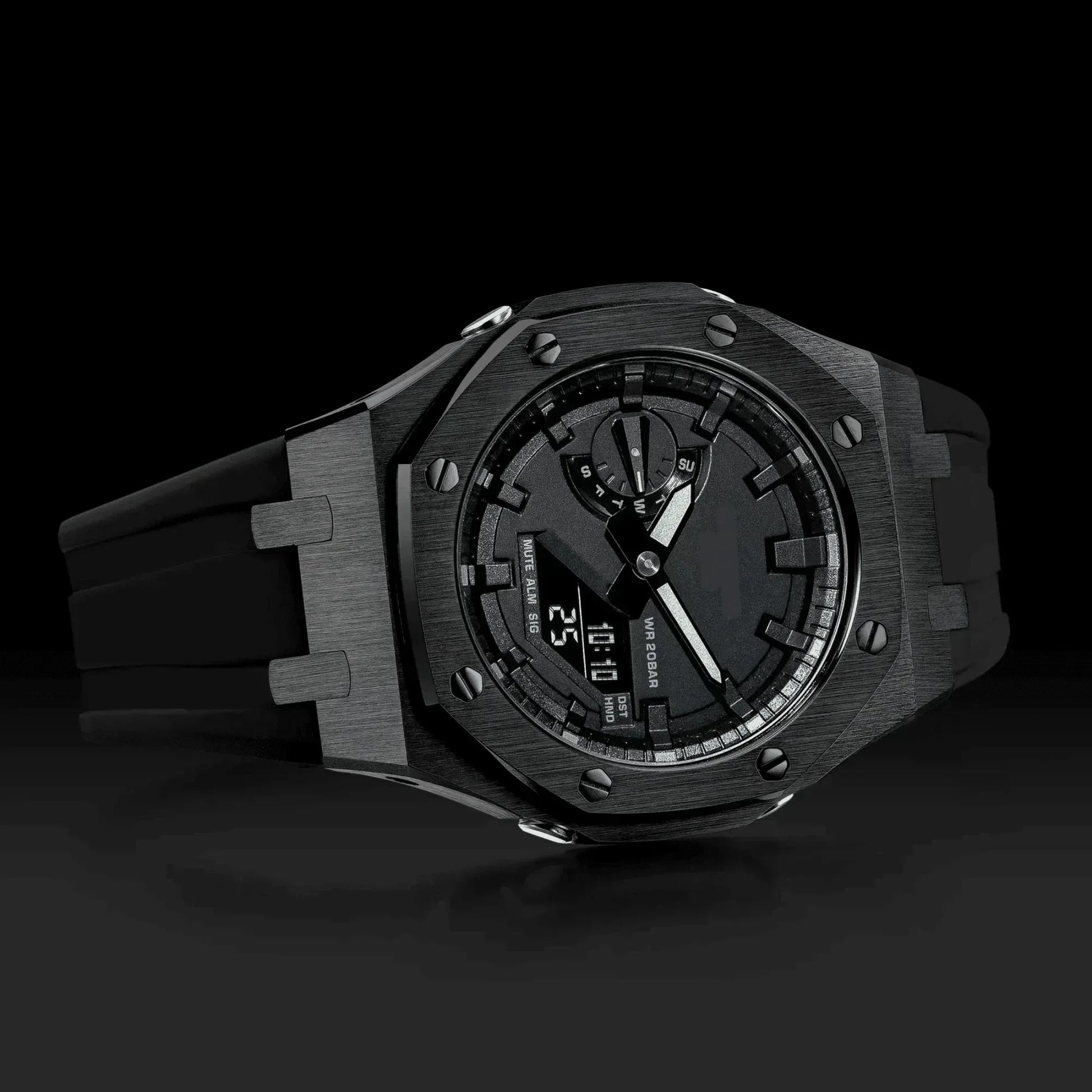 Mod Kit Metal Watchband and Metal Case for G-shock GM-2100 and GM-2110/BA-2100 " Casioak" - DREAM WATCHES