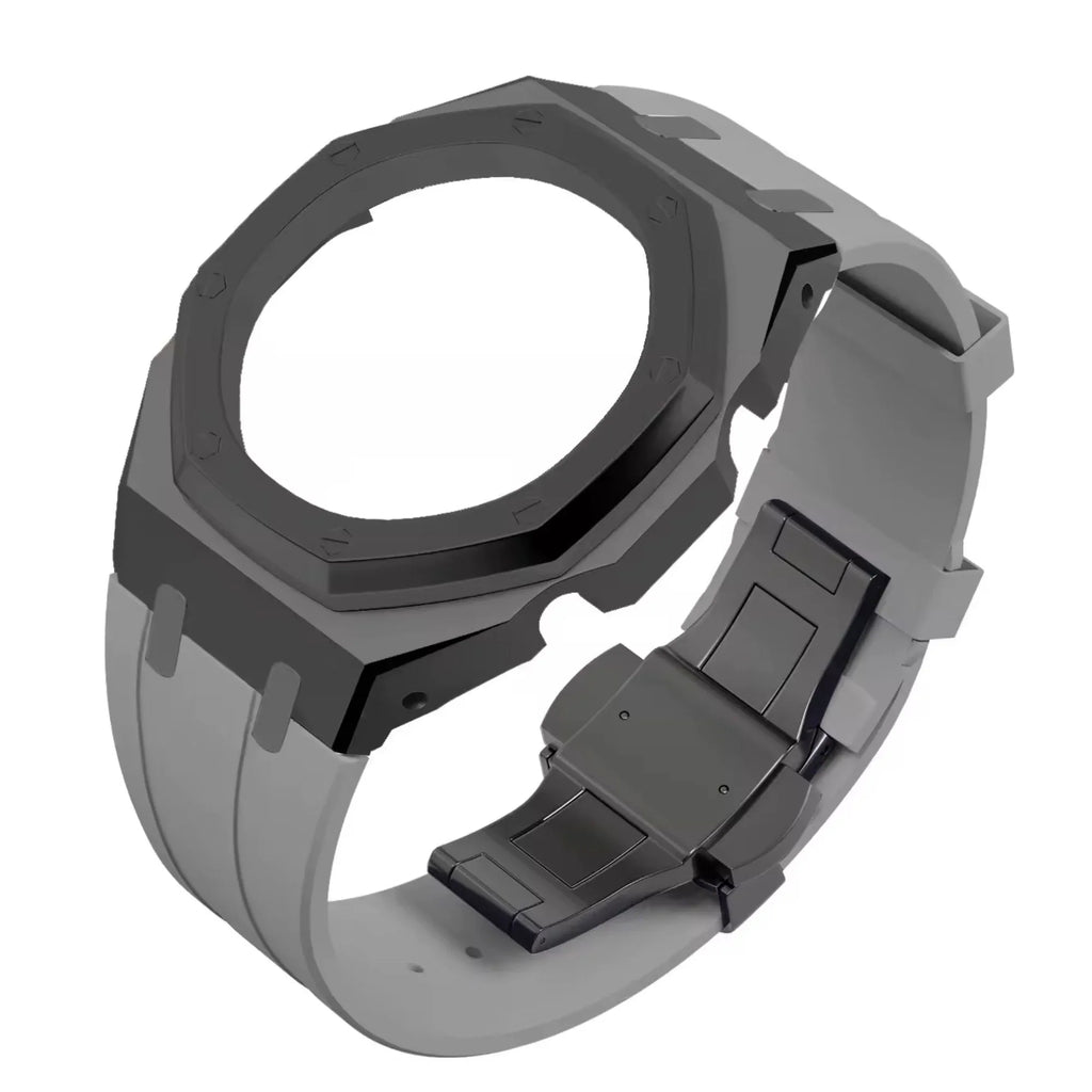 Mod Kit Metal Watchband and Metal Case for G-shock GM-2100 and GM-2110/BA-2100 " Casioak" - DREAM WATCHES