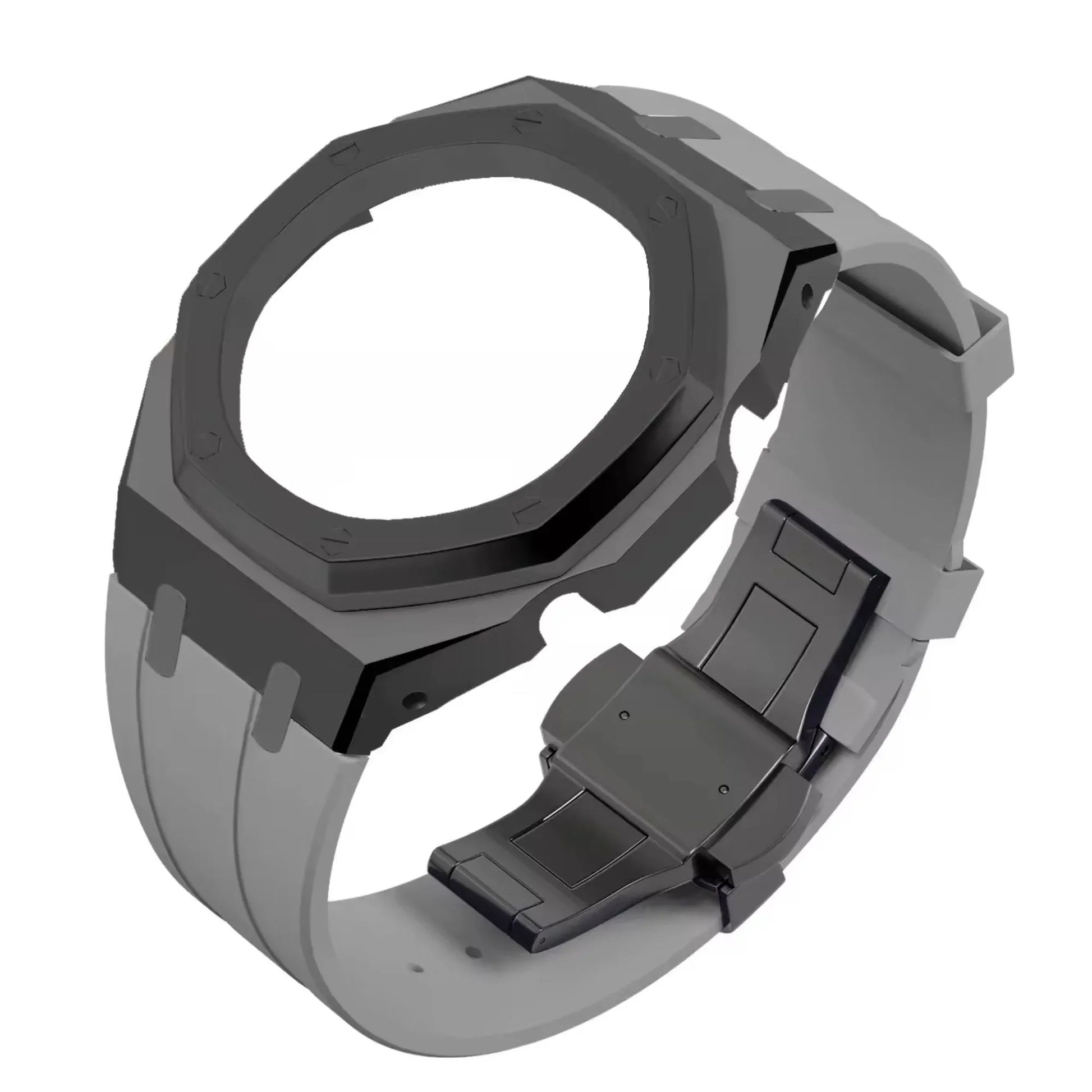 Mod Kit Metal Watchband and Metal Case for G-shock GM-2100 and GM-2110/BA-2100 " Casioak" - DREAM WATCHES