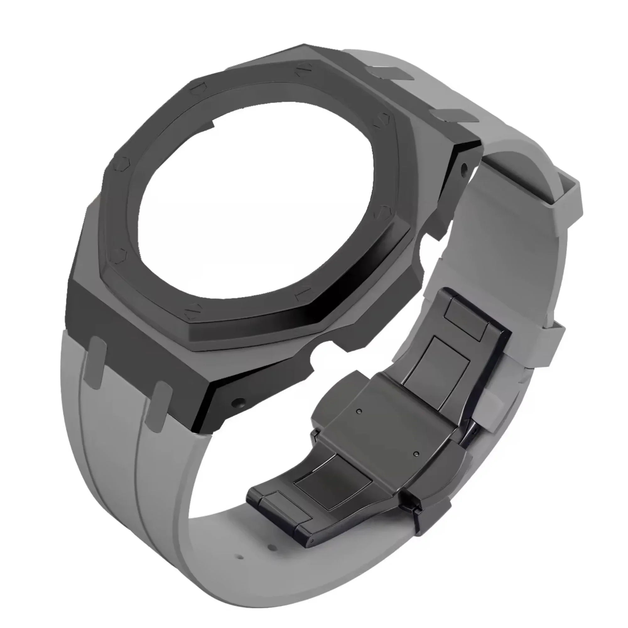 Mod Kit Metal Watchband and Metal Case for G-shock GM-2100 and GM-2110/BA-2100 " Casioak" - DREAM WATCHES