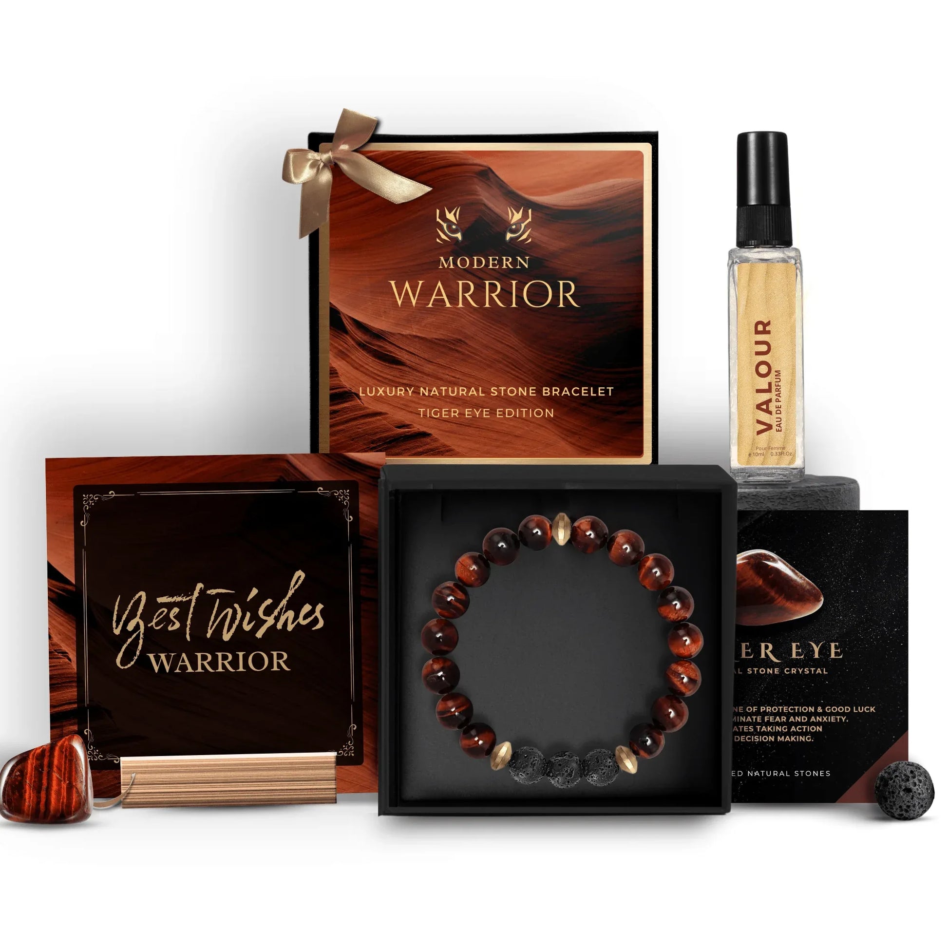 Modern Warrior Natural Luxury Stones Bracelet | by 5 Senses Co. - DREAM WATCHES
