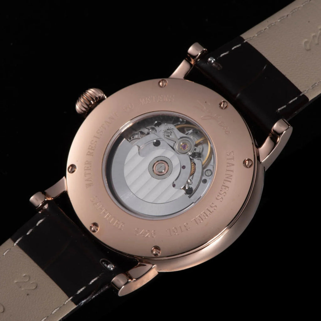 MoonPhase Master 426 Rose Gold Case Power Reserve Indicator Date - DREAM WATCHES