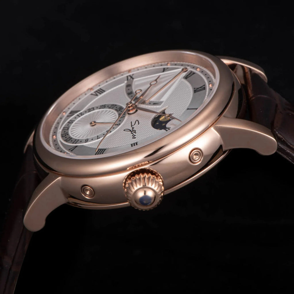 MoonPhase Master 426 Rose Gold Case Power Reserve Indicator Date - DREAM WATCHES