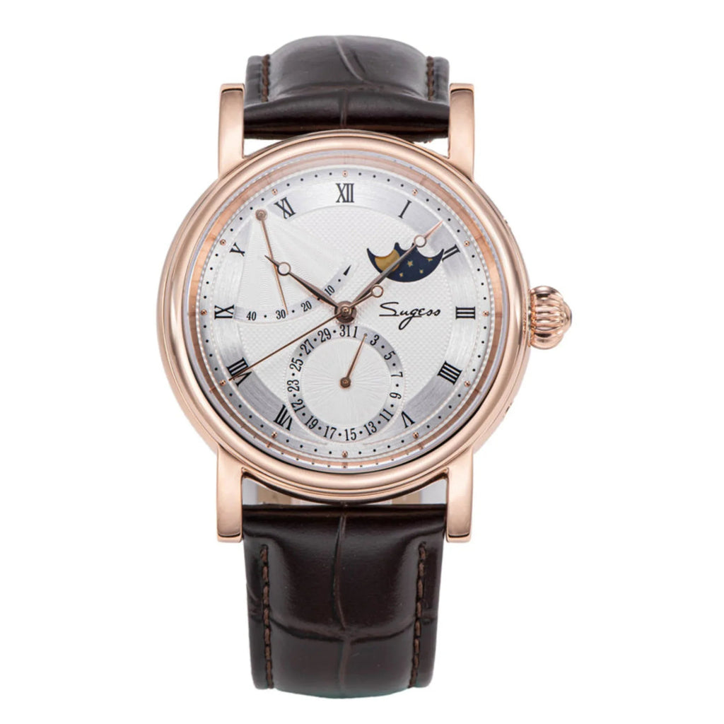 MoonPhase Master 426 Rose Gold Case Power Reserve Indicator Date - DREAM WATCHES