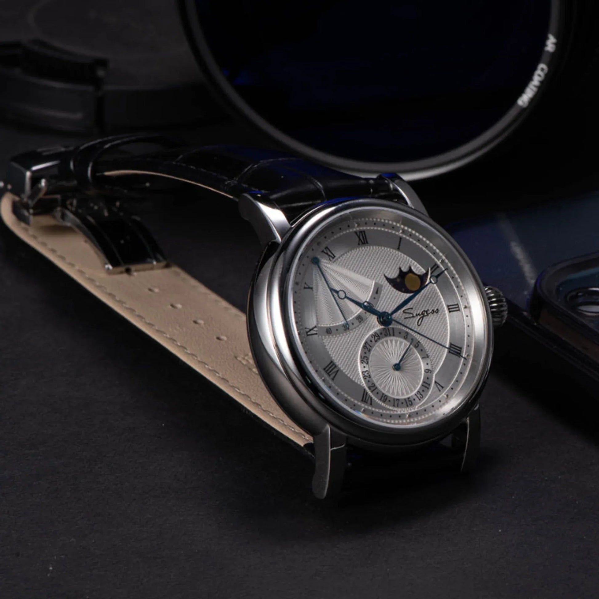 MoonPhase Master 426 Stainless Steel Case Power Reserve Indicator Date - DREAM WATCHES