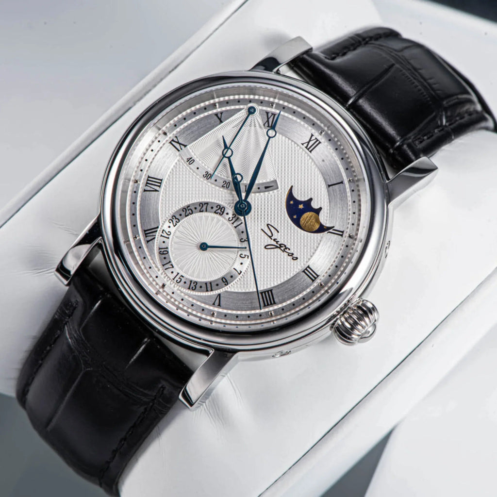 MoonPhase Master 426 Stainless Steel Case Power Reserve Indicator Date - DREAM WATCHES