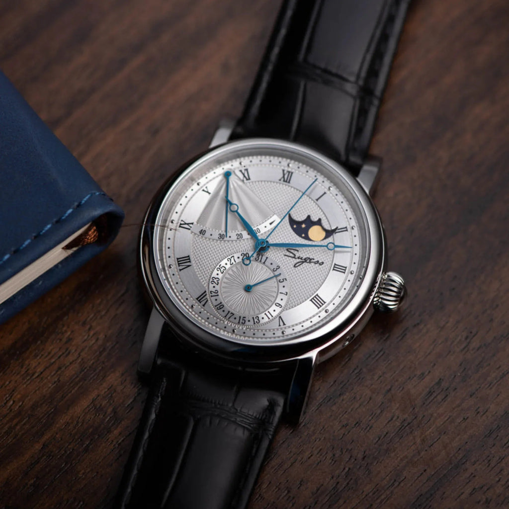 MoonPhase Master 426 Stainless Steel Case Power Reserve Indicator Date - DREAM WATCHES