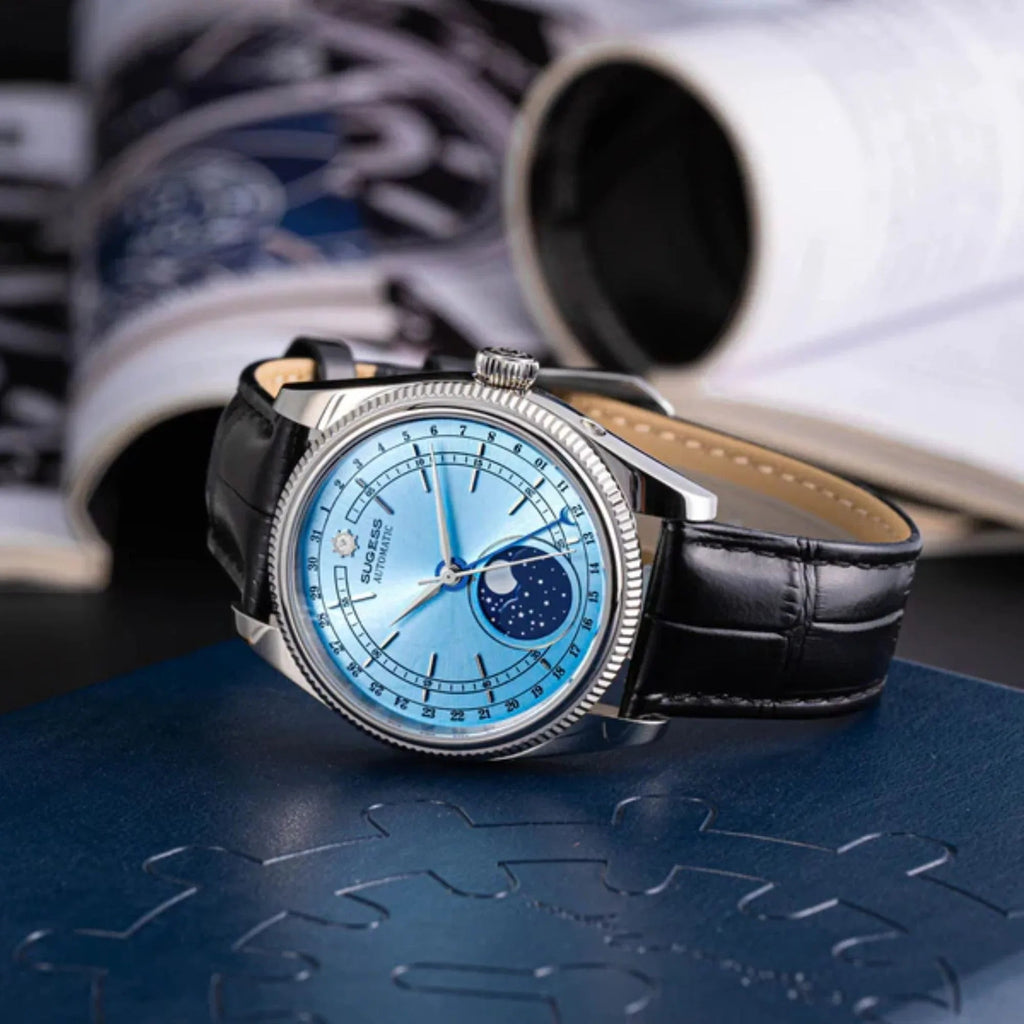 MoonPhase Master S452 Stainless-Steel Light Blue Dial - DREAM WATCHES