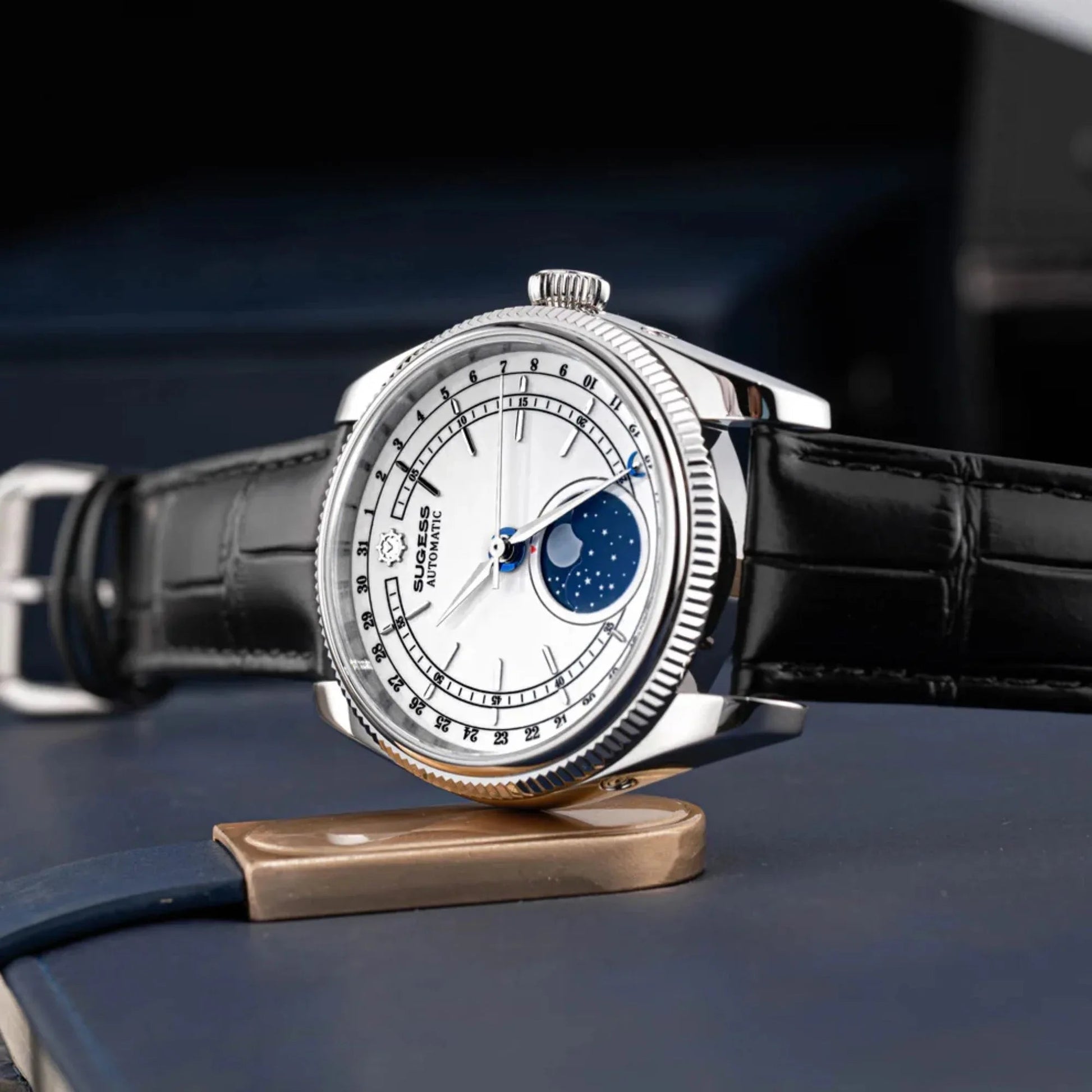 MoonPhase Master S452 Stainless-Steel Light White Dial - DREAM WATCHES