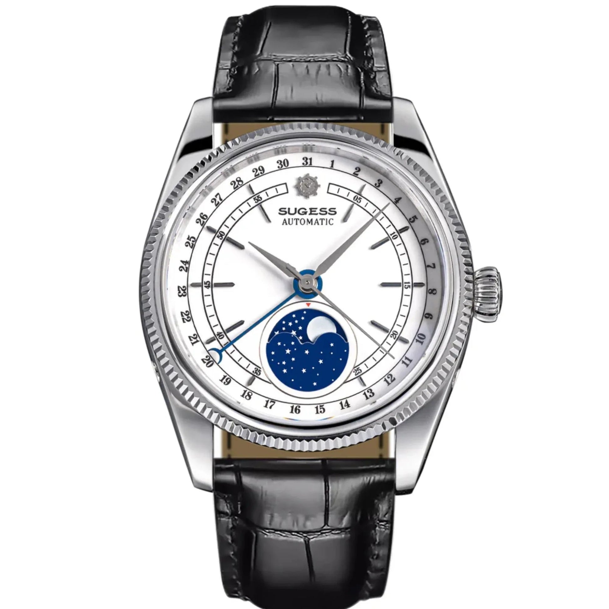 MoonPhase Master S452 Stainless-Steel Light White Dial - DREAM WATCHES