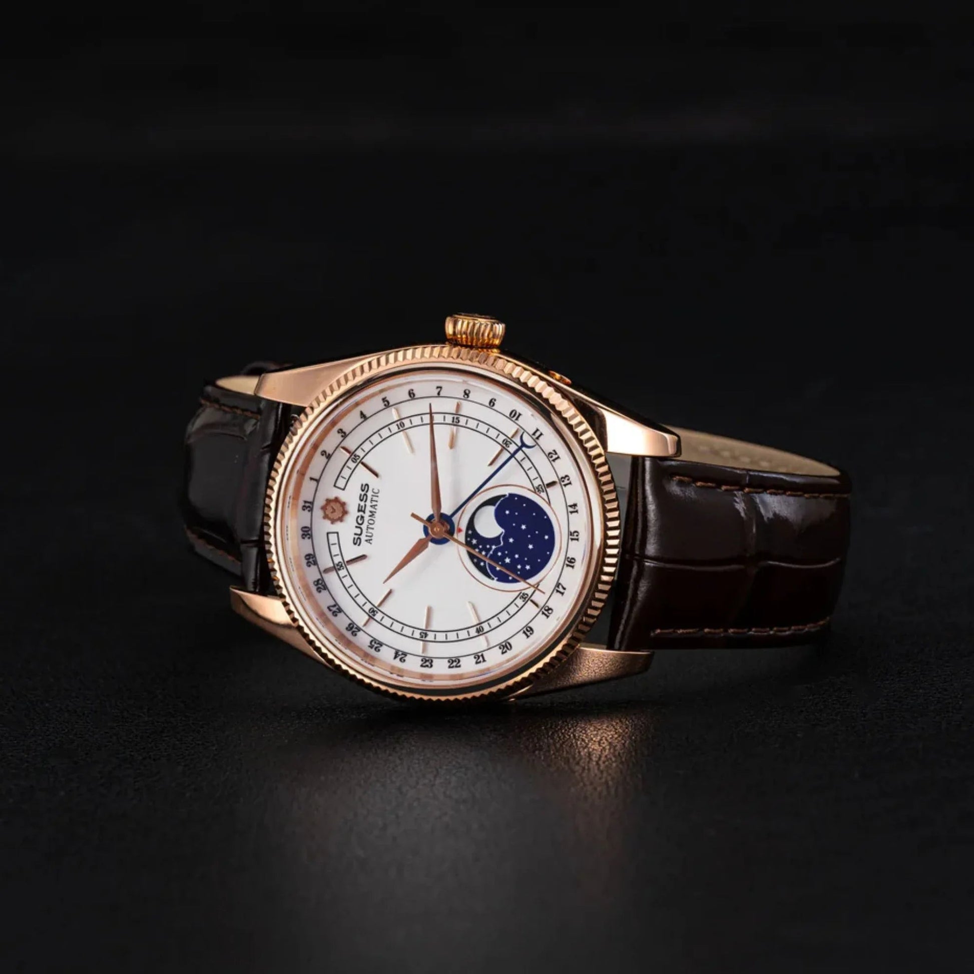 MoonPhase Master S452 Stainless-Steel Light White Dial - DREAM WATCHES