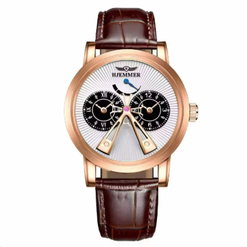 New Design Men's Classic Mechanical Watches Luxury Waterproof Wrist Watches with Subdials - DREAM WATCHES