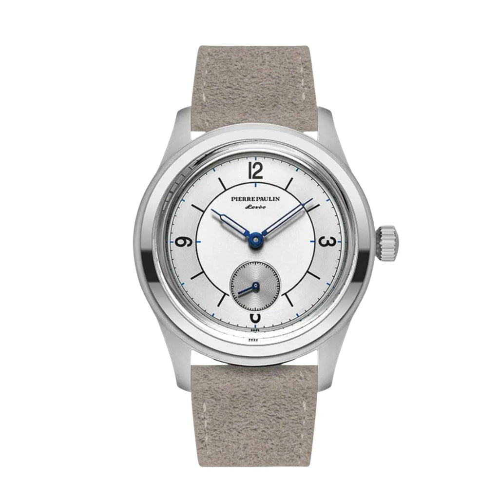 NEW Pierre Paulin business LEVEE series Handwinding Watch Sector Dial Salmon silver dial Vintage Casual Watch Mens - DREAM WATCHES