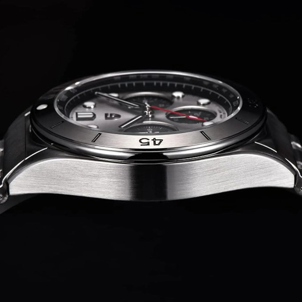 Pagani Design 1705 V2 Men's Chronograph Watches Japan VK63 Movement Stainless Steel 100M Waterproof Fashion Sports Quartz Wrist Watch - Grey - DREAM WATCHES