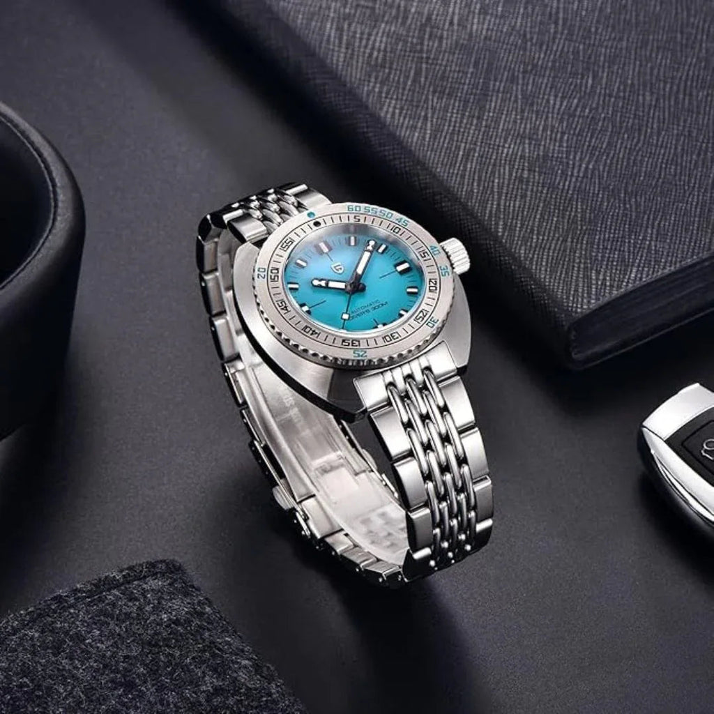 Pagani Design 1719 Men's 42 mm Automatic Wristwatch with Stainless Steel Bracelet Sapphire Crystal - DREAM WATCHES