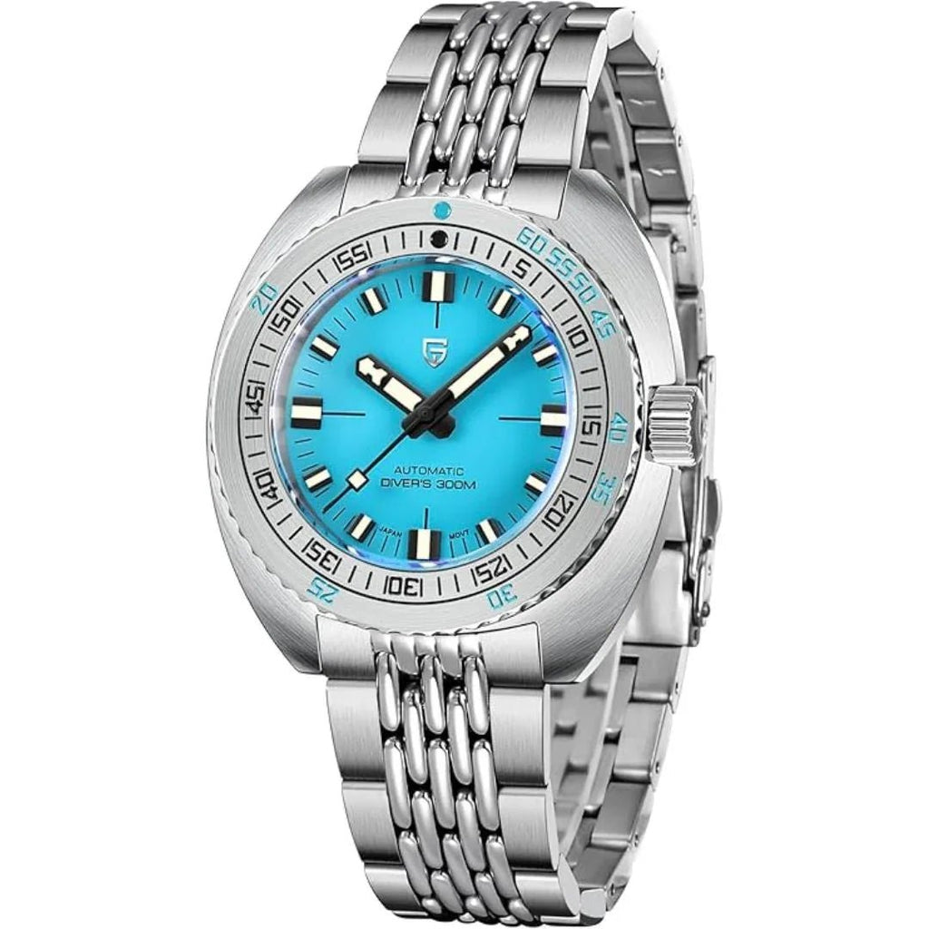 Pagani Design 1719 Men's 42 mm Automatic Wristwatch with Stainless Steel Bracelet Sapphire Crystal - DREAM WATCHES