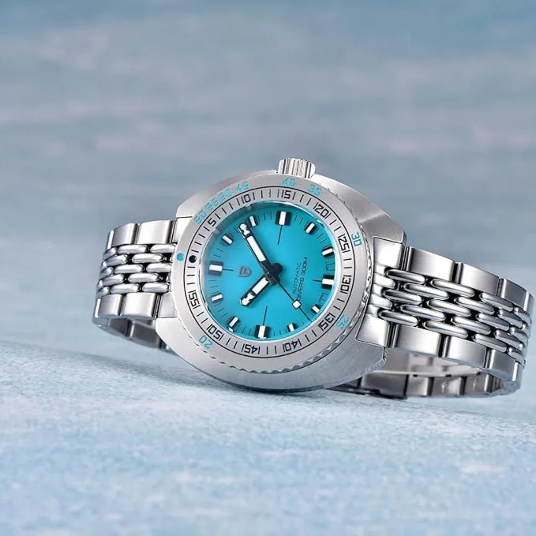 Pagani Design 1719 Men's 42 mm Automatic Wristwatch with Stainless Steel Bracelet Sapphire Crystal - DREAM WATCHES