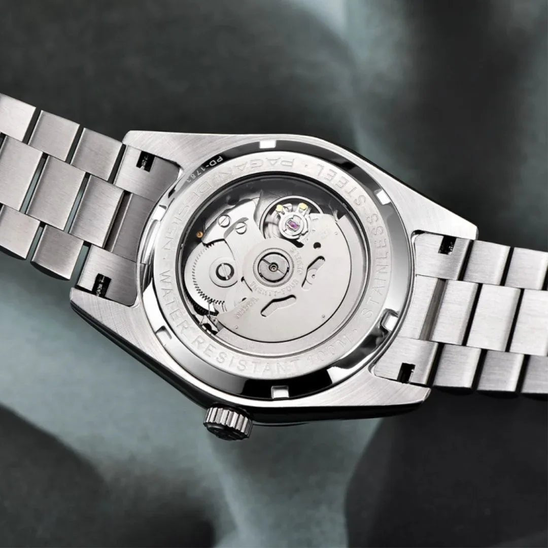 Pagani Design DD40 PD-1783 Men's Luxury Automatic Watch with AR Sapphire Glass and NH36A Movement - Rose Gold - Blue - DREAM WATCHES