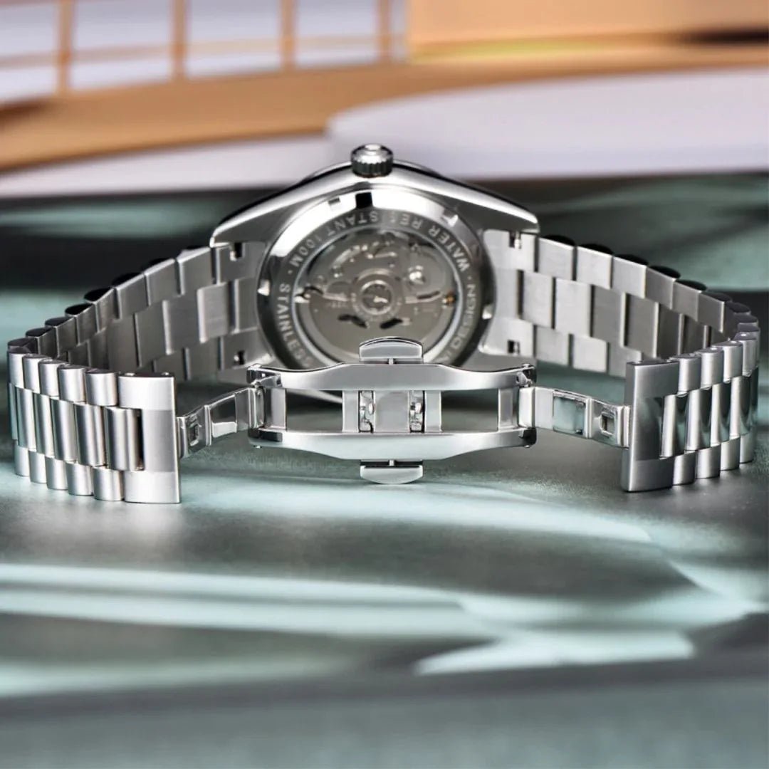 Pagani Design DD40 PD-1783 Men's Luxury Automatic Watch with AR Sapphire Glass and NH36A Movement - Rose Gold - Blue - DREAM WATCHES