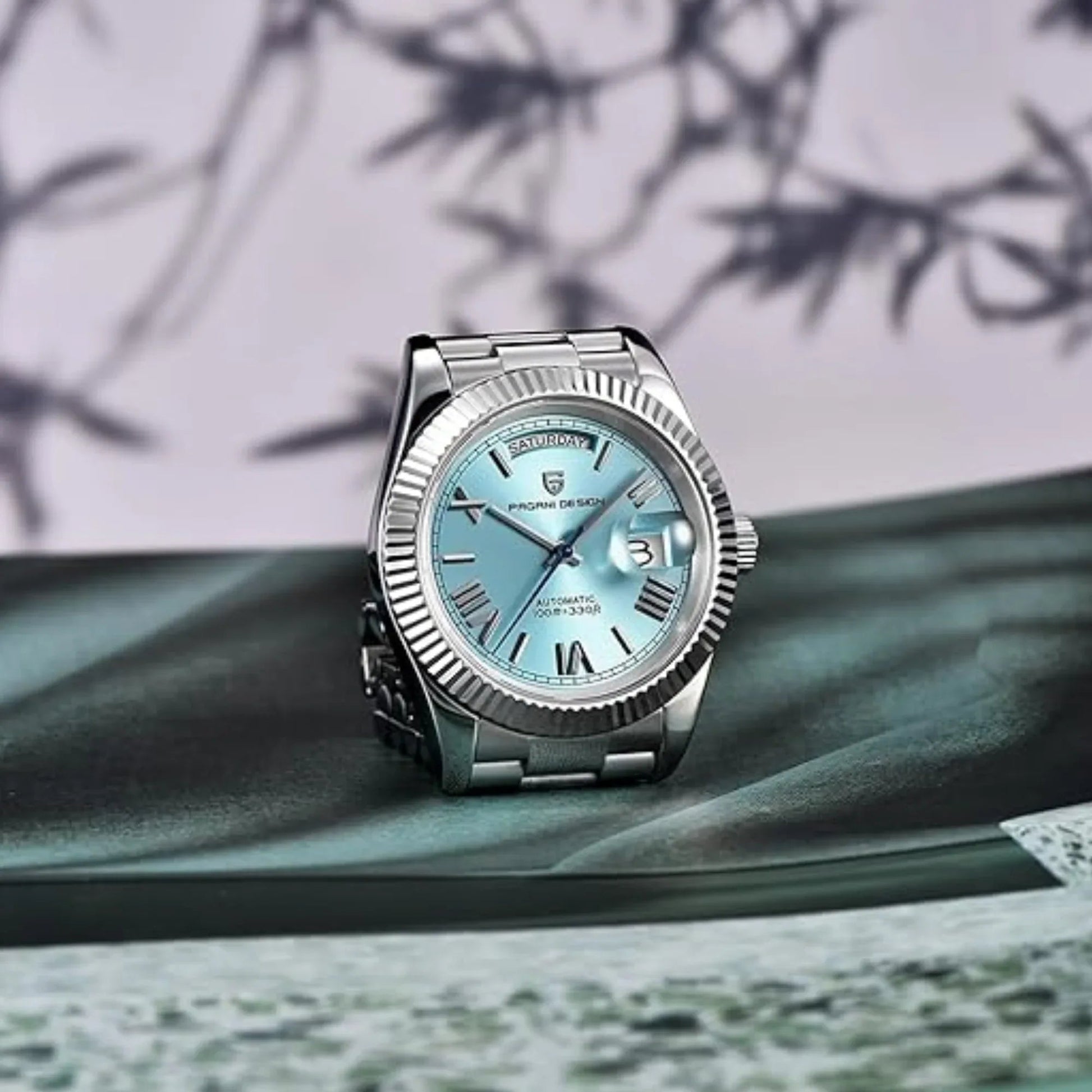 Pagani Design DD40 PD-1783 Men's Watches Luxury Automatic Watch AR Sapphire Glass Mechanical Wristwatch Men NH36A - Ice Blue Dial - DREAM WATCHES