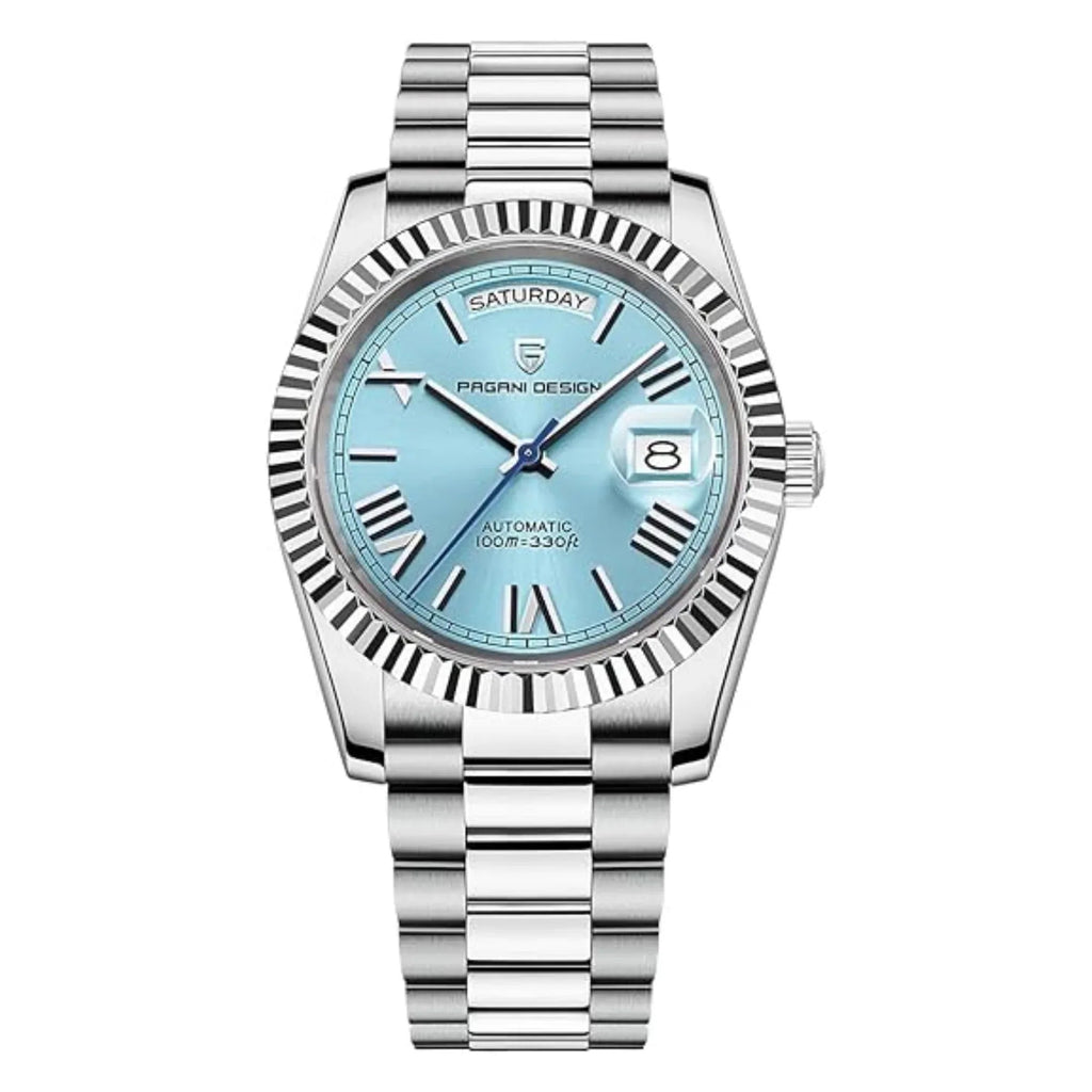 Pagani Design DD40 PD-1783 Men's Watches Luxury Automatic Watch AR Sapphire Glass Mechanical Wristwatch Men NH36A - Ice Blue Dial - DREAM WATCHES