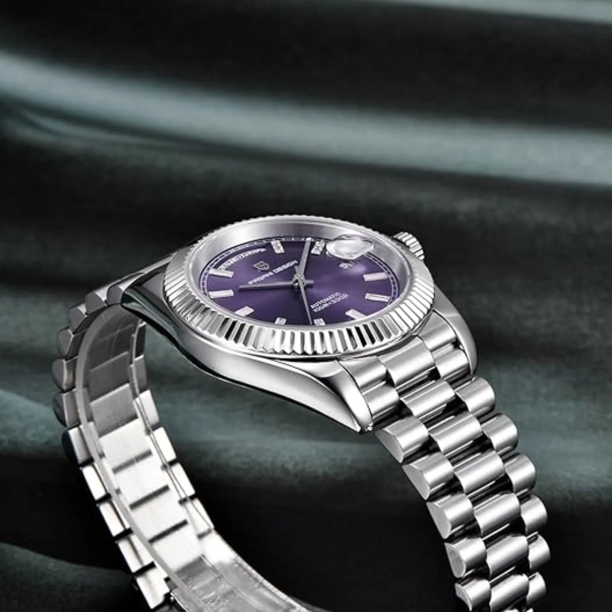 Pagani Design DD40 PD-1783 Men's Watches Luxury Automatic Watch AR Sapphire Glass Mechanical Wristwatch Men NH36A - Purple Dial - DREAM WATCHES