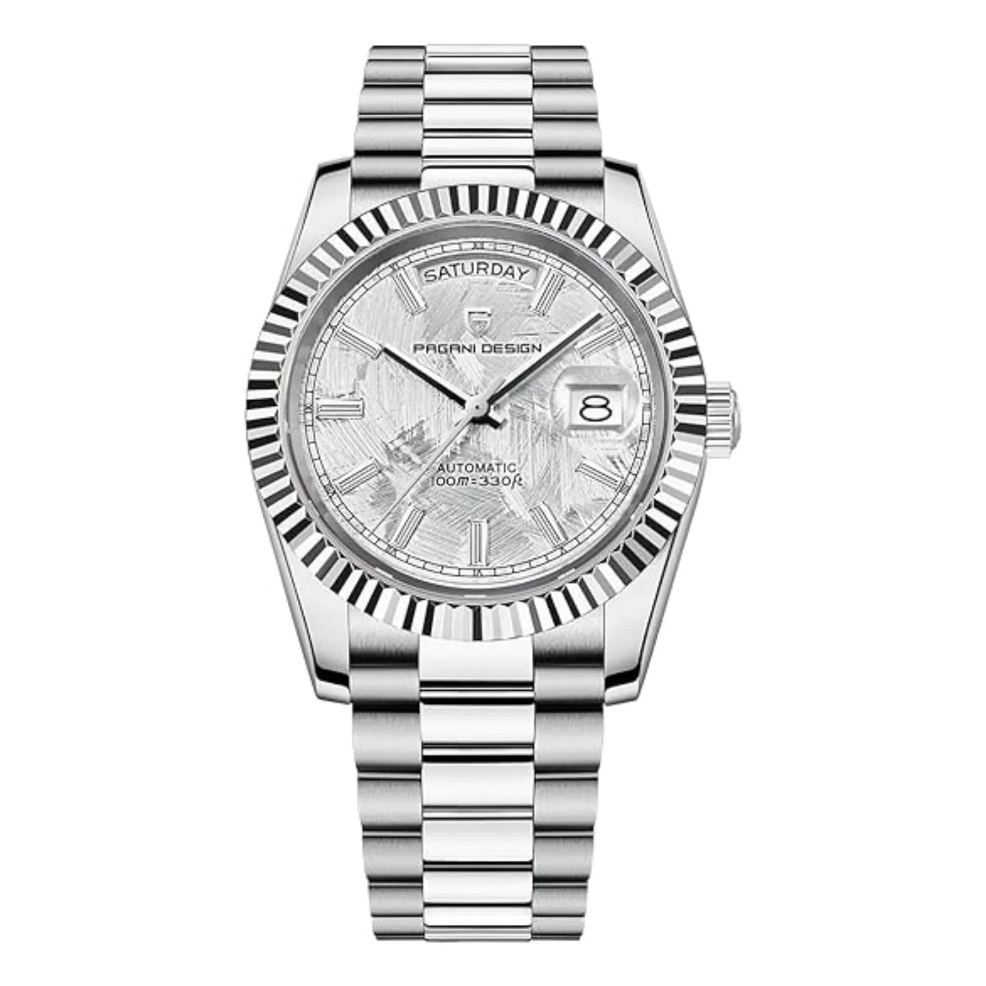 Pagani Design DD40 PD-1783 Men's Watches Luxury Automatic Watch AR Sapphire Glass Mechanical Wristwatch Men NH36A - White Meteorite Dial - DREAM WATCHES