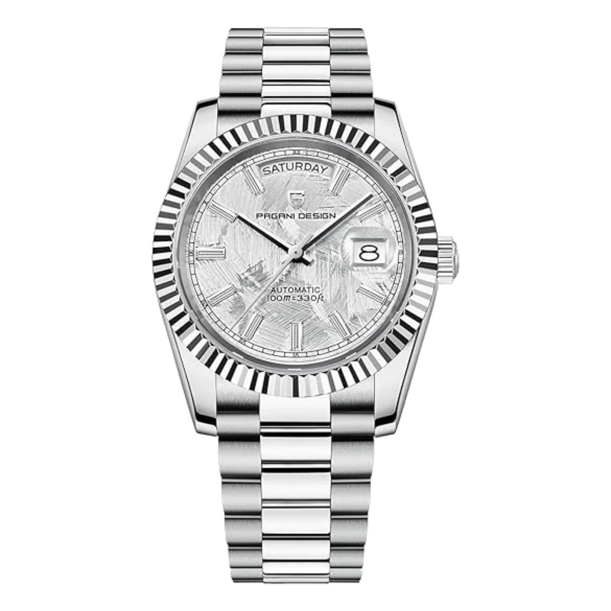 Pagani Design DD40 PD-1783 Men's Watches Luxury Automatic Watch AR Sapphire Glass Mechanical Wristwatch Men NH36A - White Meteorite Dial - DREAM WATCHES