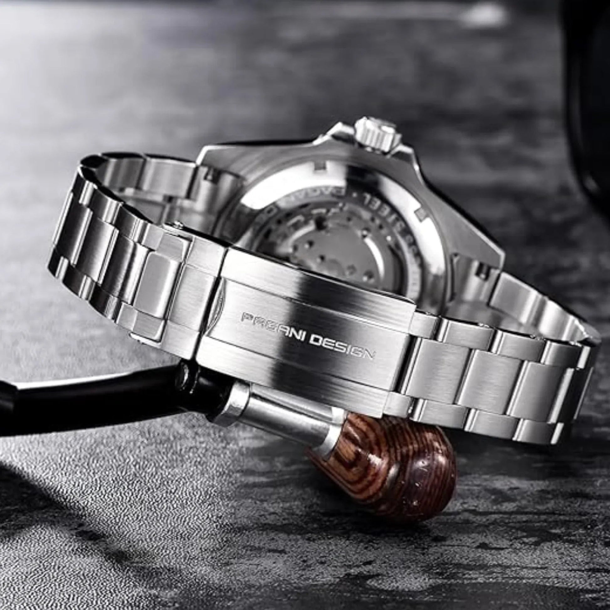 Pagani Design PD-1639 Waterproof Mechanical Automatic Stainless Steel Men's 43MM Watch - Green - DREAM WATCHES