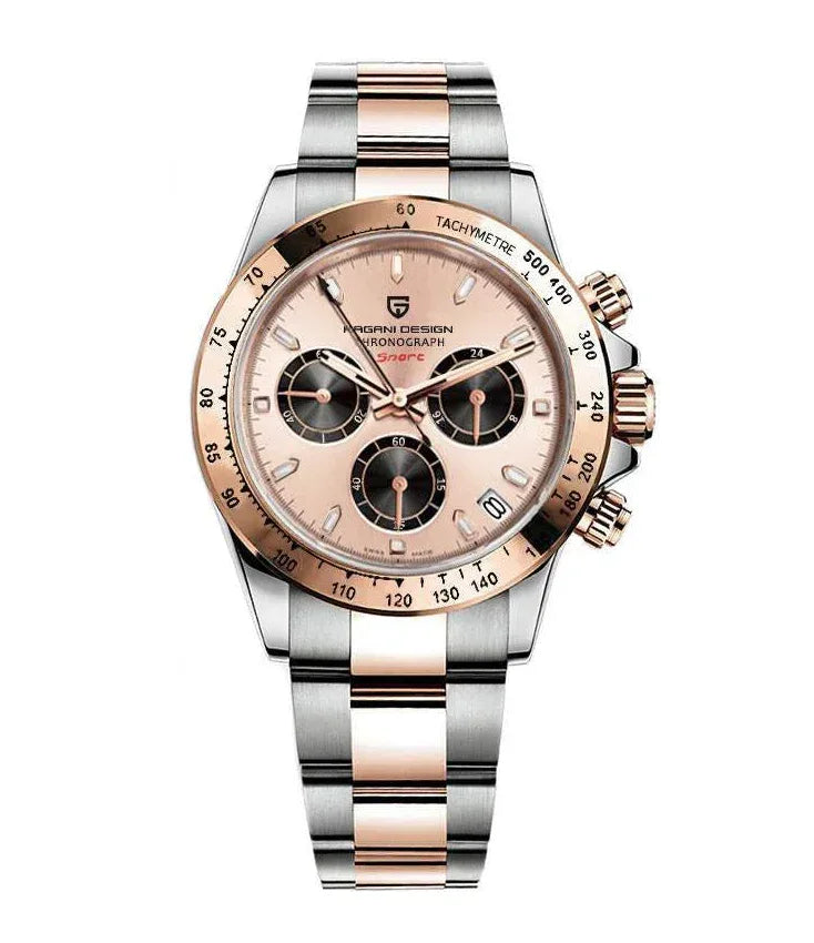 Pagani Design PD-1644 Daytona Chronograph Luxury Meca-quartz Movement (Japanese VK63) | Stainless Steel Men's 40MM Watch - DREAM WATCHES