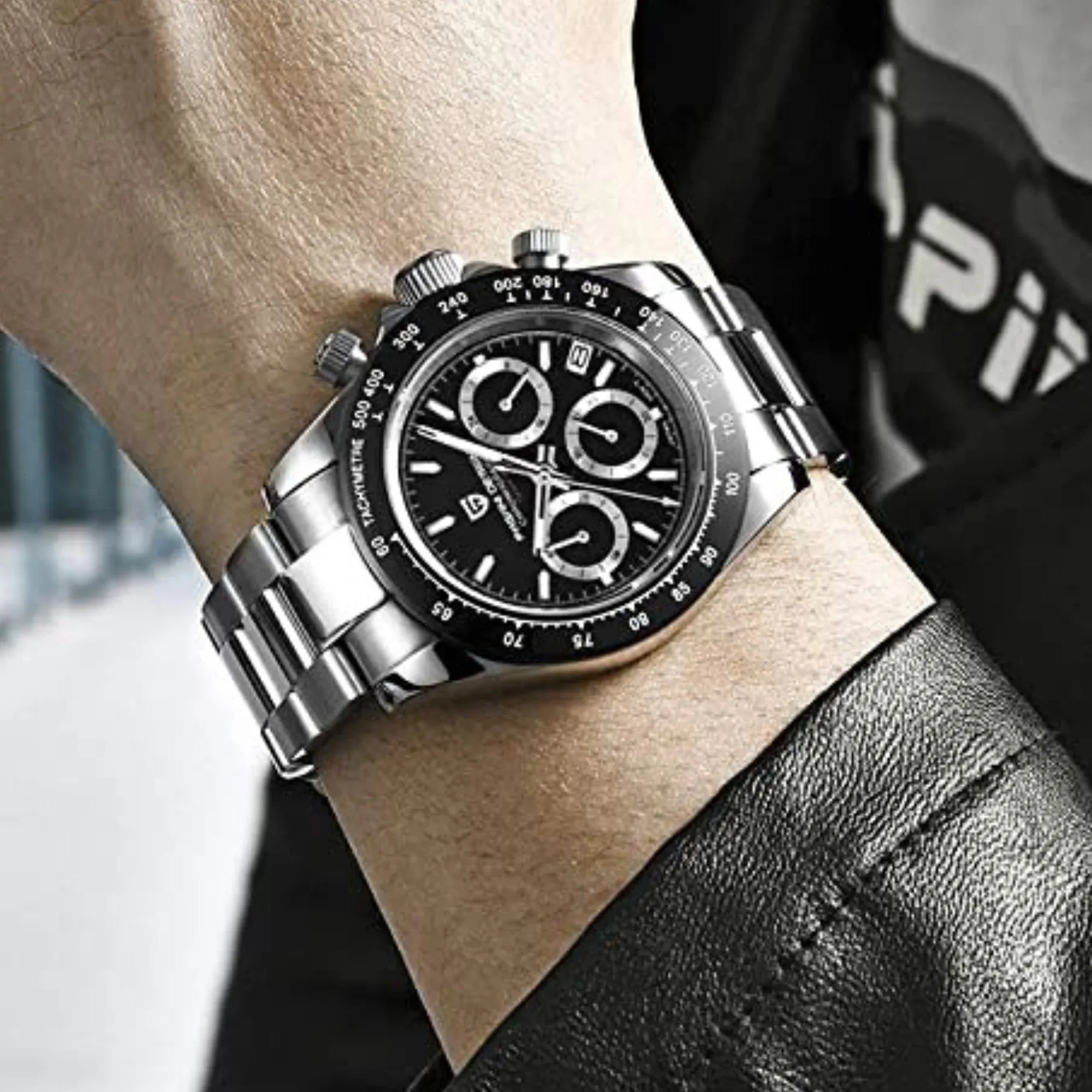 Pagani Design PD-1644 Daytona Chronograph Luxury Meca-quartz Movement (Japanese VK63) | Stainless Steel Men's 40MM Watch - DREAM WATCHES