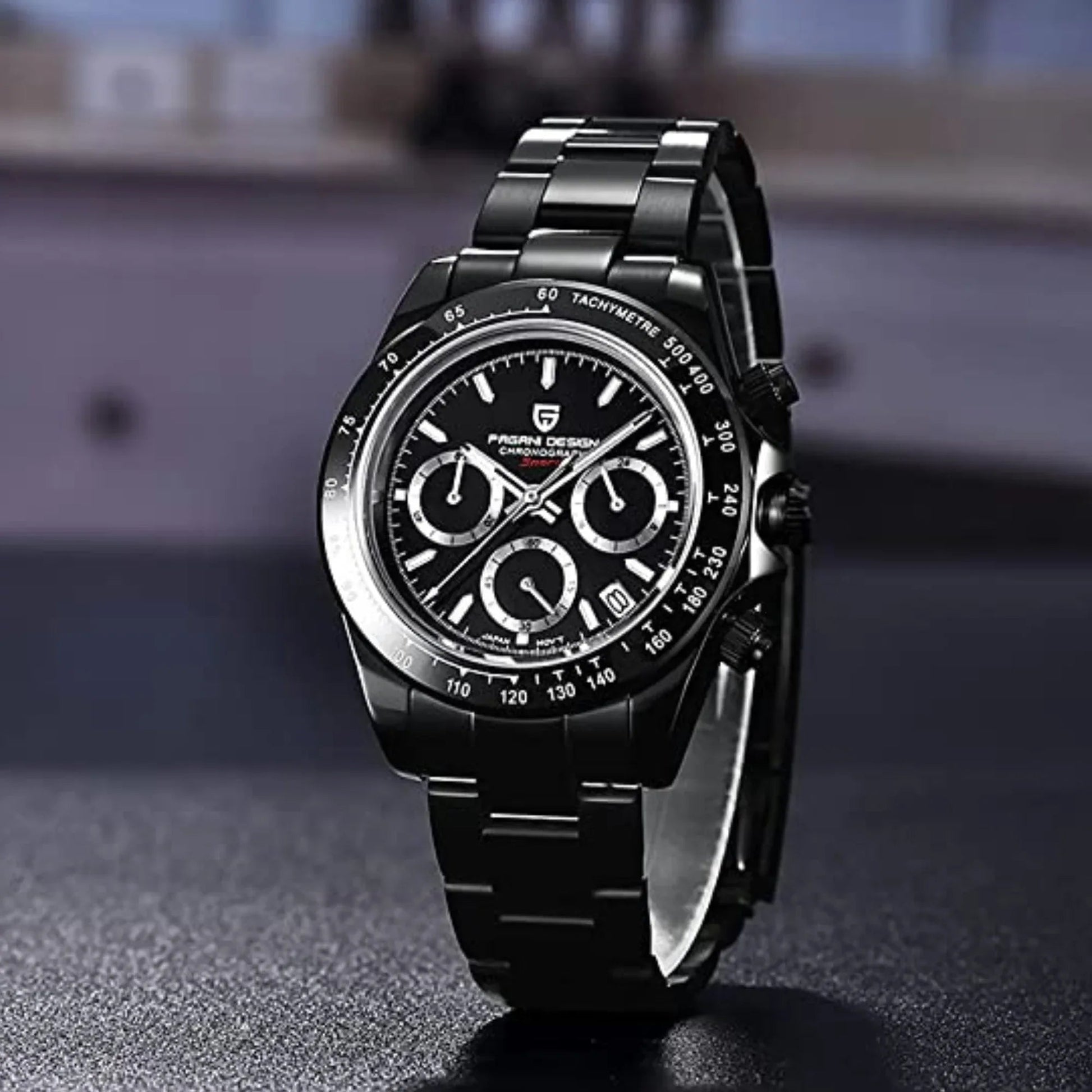 Pagani Design PD-1644 Daytona Chronograph Luxury Meca-quartz Movement (Japanese VK63) | Stainless Steel Men's 40MM Watch - DREAM WATCHES