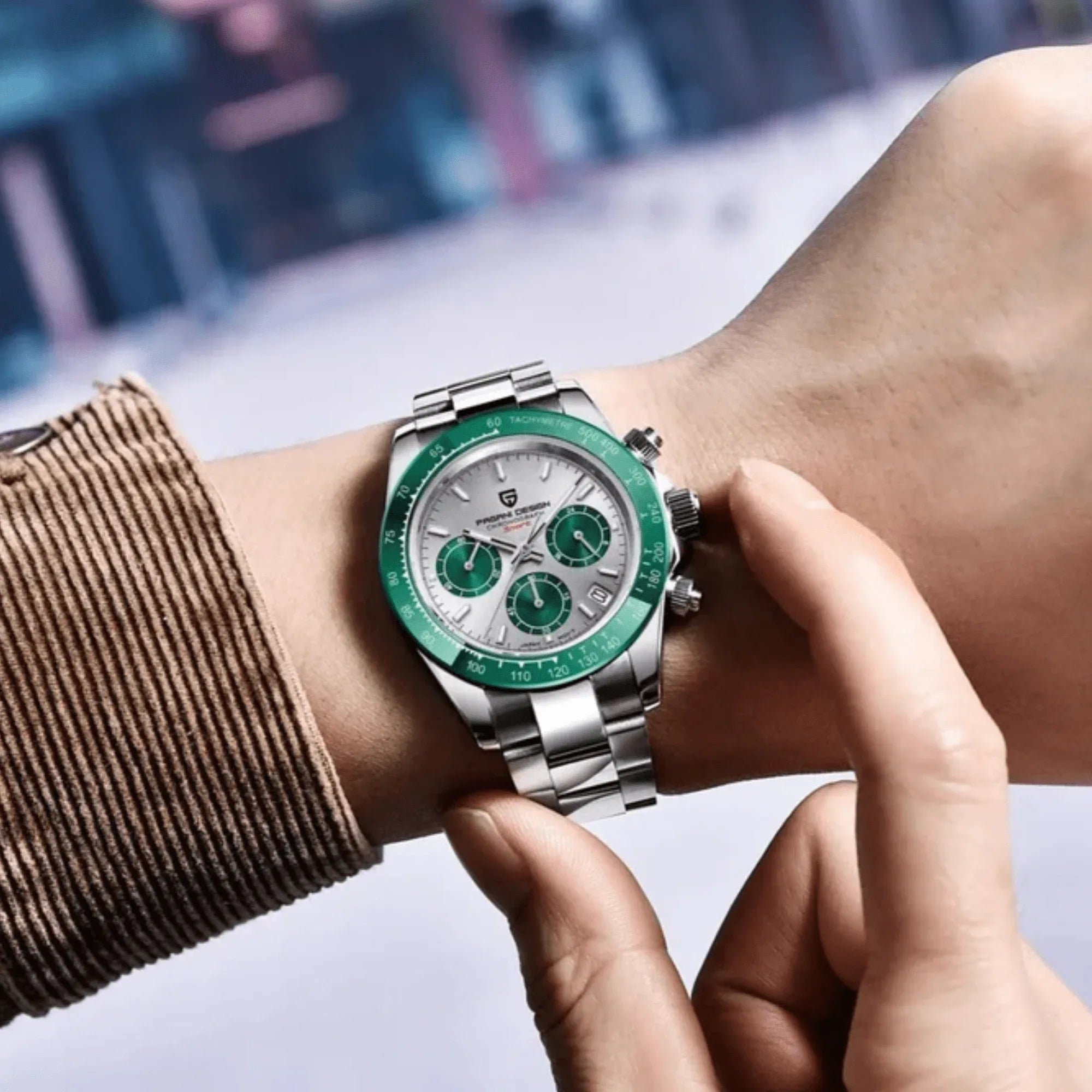 Pagani Design PD-1644 | Luxury | Meca-quartz Movement (SeikoVK63) | Stainless Steel Men's 40MM Watch - DREAM WATCHES