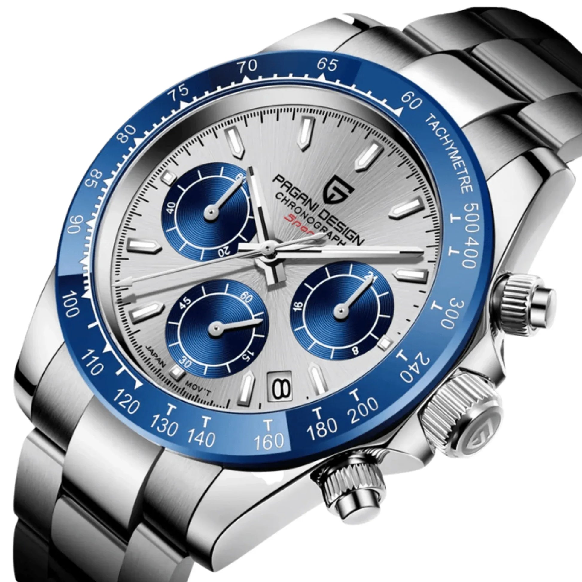 Pagani Design PD-1644 | Luxury | Meca-quartz Movement (SeikoVK63) | Stainless Steel Men's 40MM Watch - DREAM WATCHES