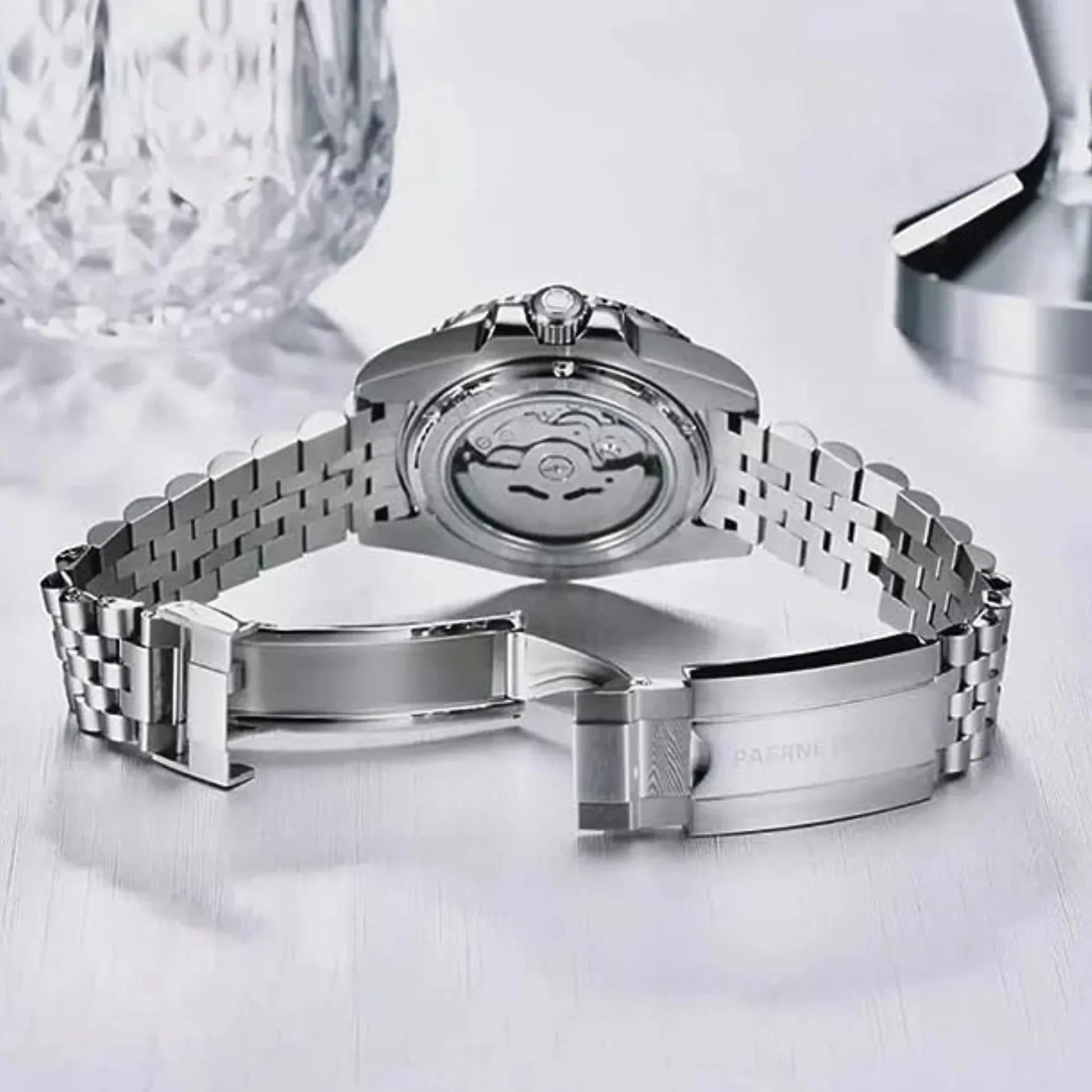 Pagani Design PD-1651 40mm Mens Automatic Waterproof Mechanical Watch Yatch-Master Hommage - Black - DREAM WATCHES