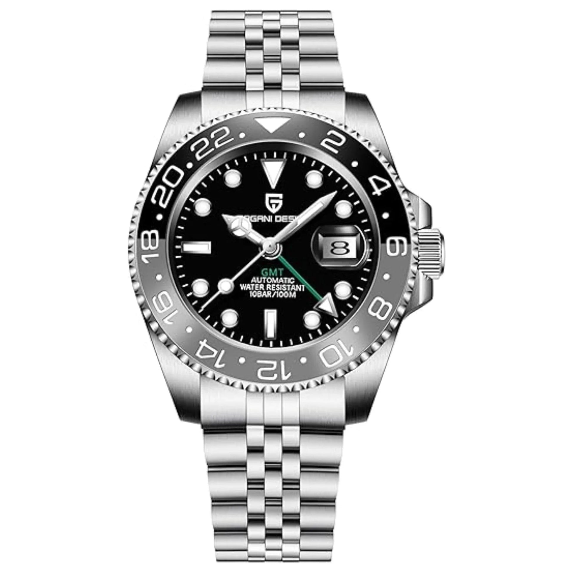 Pagani Design PD-1662 Waterproof Automatic Watch Stainless Steel Men's 40MM Watch - Bruce Wayne - DREAM WATCHES