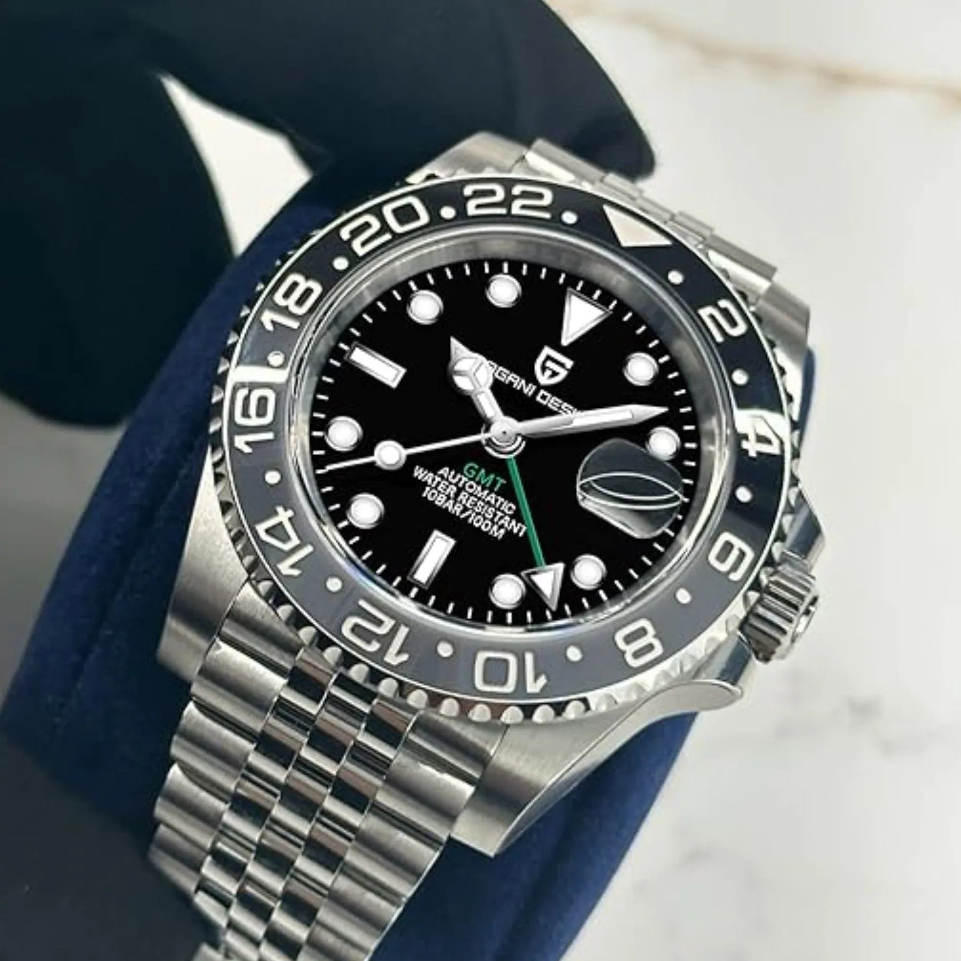 Pagani Design PD-1662 Waterproof Automatic Watch Stainless Steel Men's 40MM Watch - Bruce Wayne - DREAM WATCHES