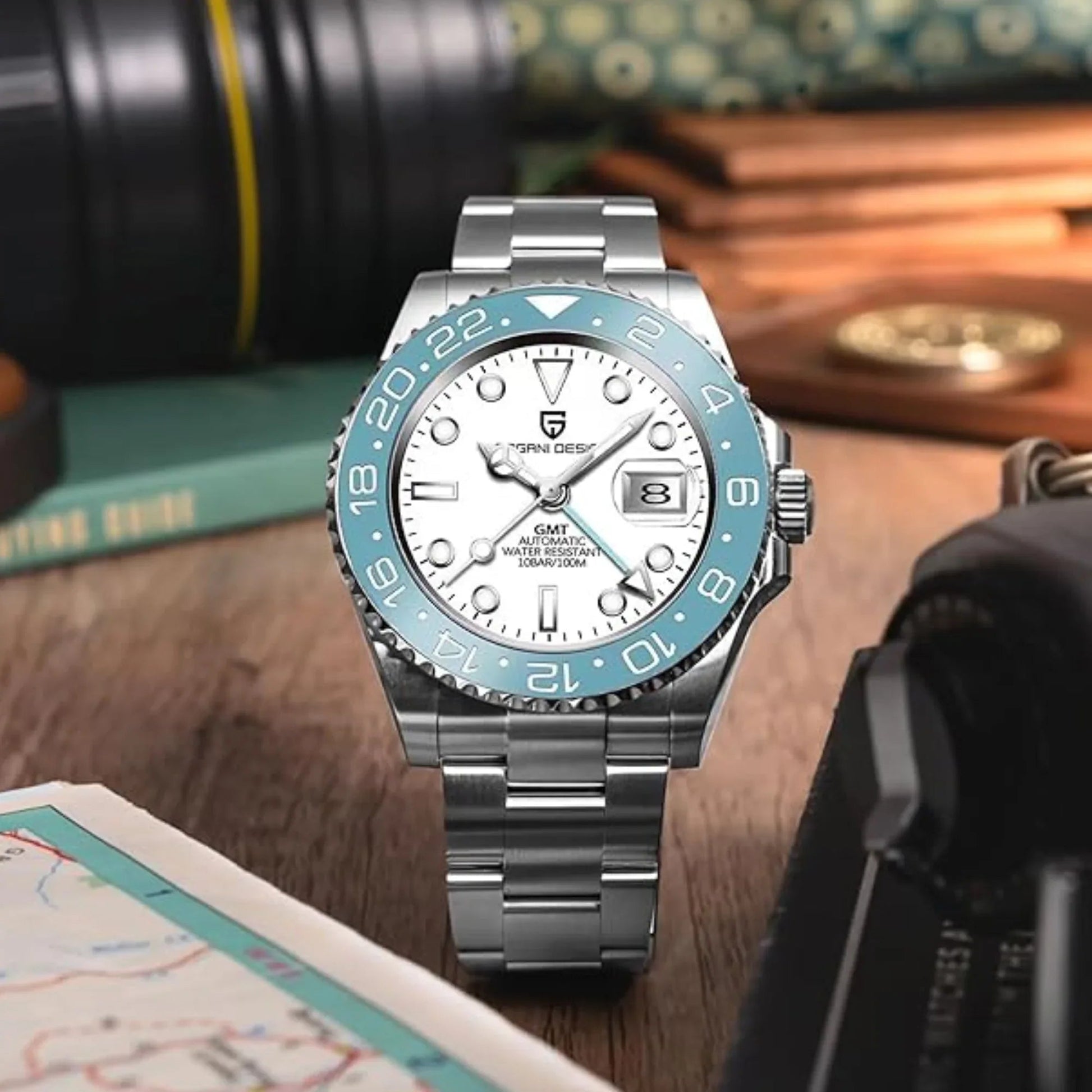 Pagani Design PD-1662 Waterproof Mechanical Automatic Watch Stainless Steel Men's 40MM Watch - DREAM WATCHES