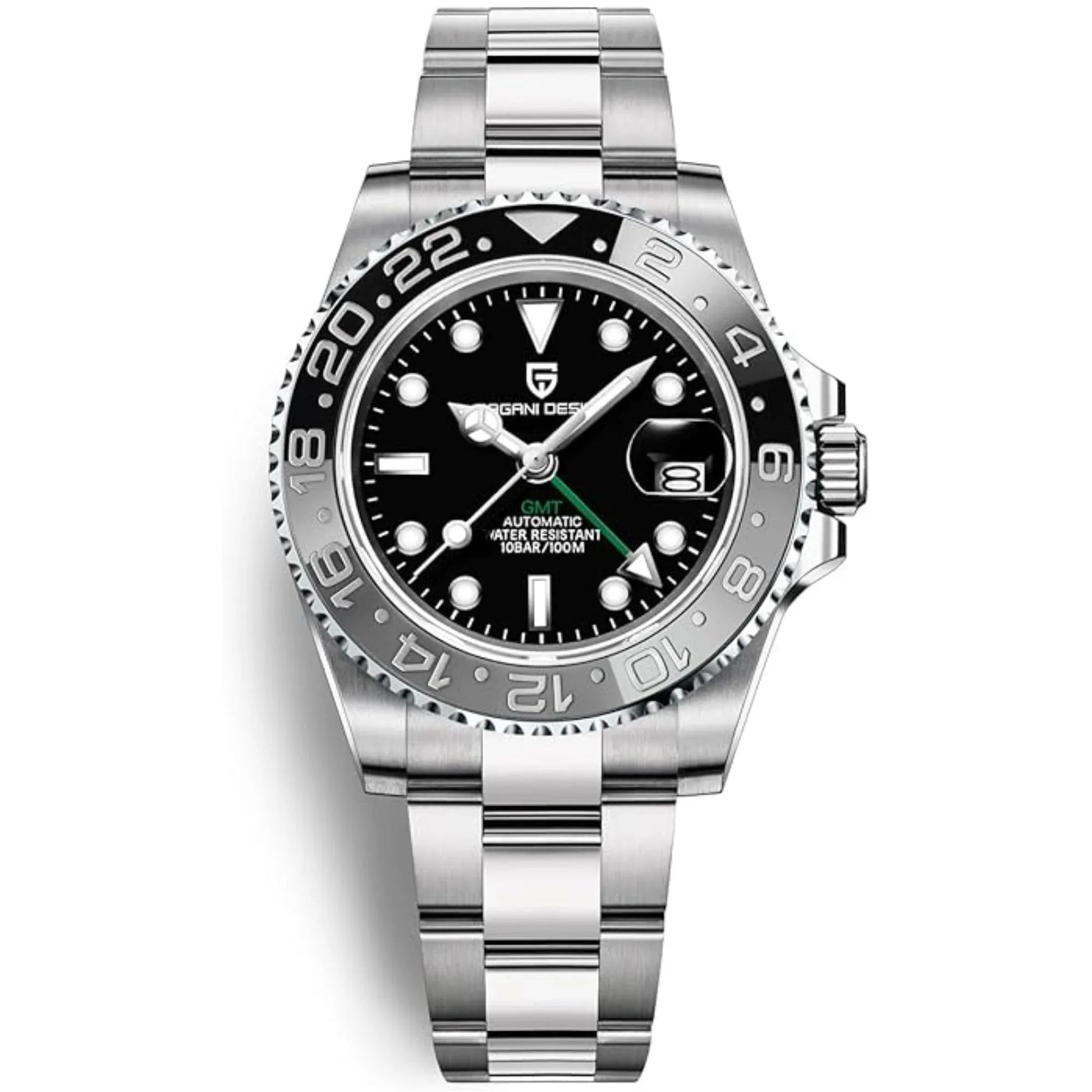 Pagani Design PD-1662 Waterproof Mechanical Automatic Watch Stainless Steel Men's 40MM Watch - Bruce Wayne - DREAM WATCHES