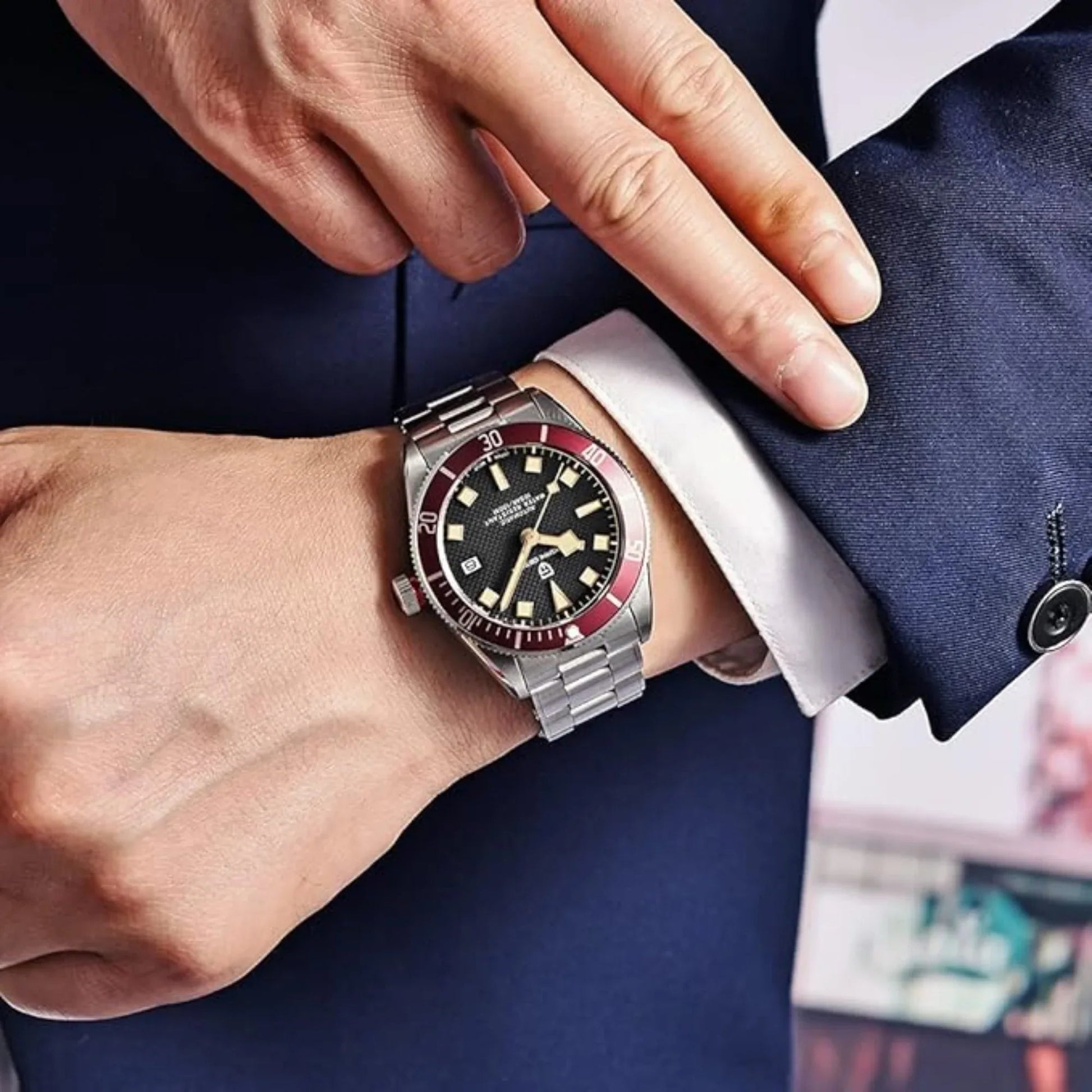 Pagani Design PD-1671 42mm Mens Automatic Waterproof Mechanical Watch With (Japanese NH-35 Movement) - DREAM WATCHES