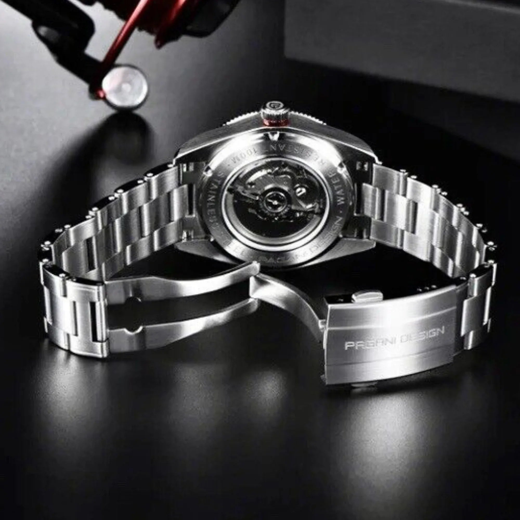 Pagani Design PD-1671 42mm Mens Automatic Waterproof Mechanical Watch with (Japanese NH-35 Movement) - Black Bay - DREAM WATCHES