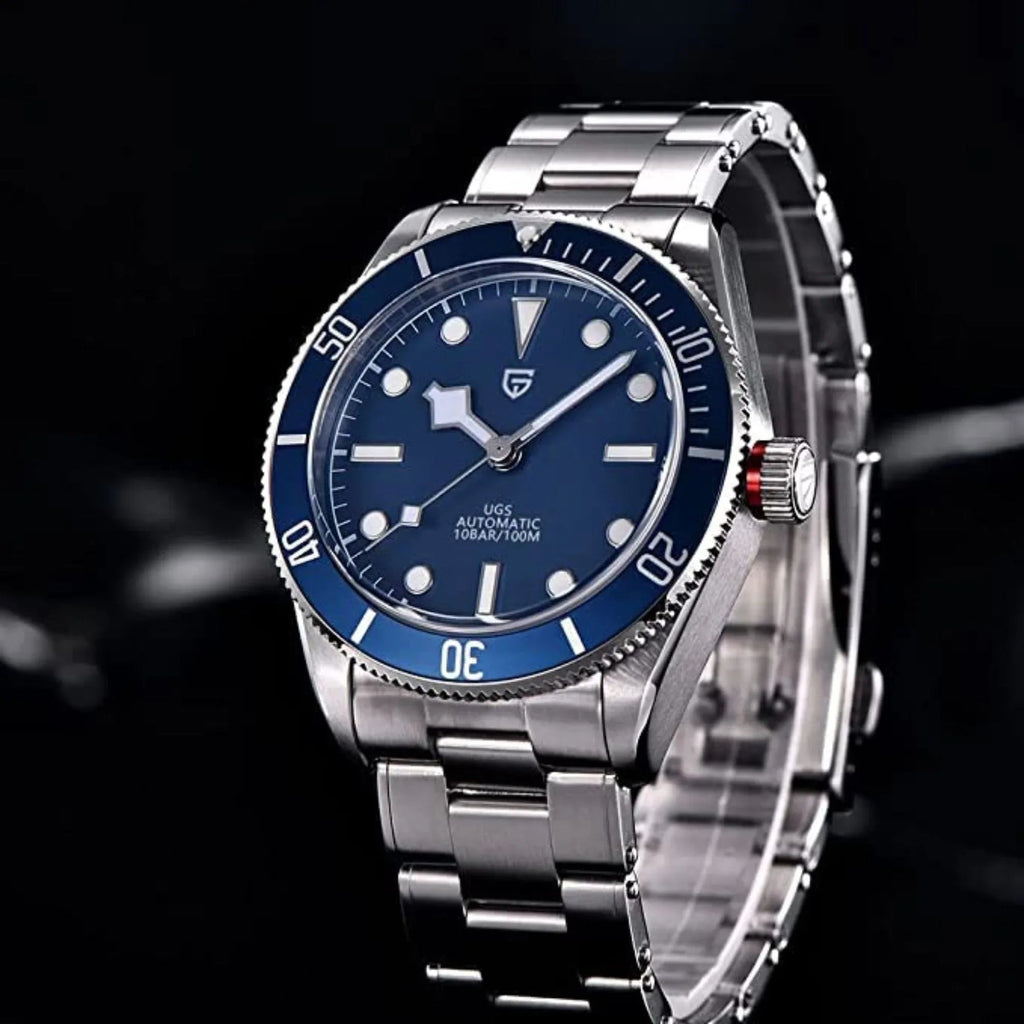 Pagani Design PD-1671 42mm Mens Automatic Waterproof Mechanical Watch with (Japanese NH-35 Movement) - Blue - DREAM WATCHES