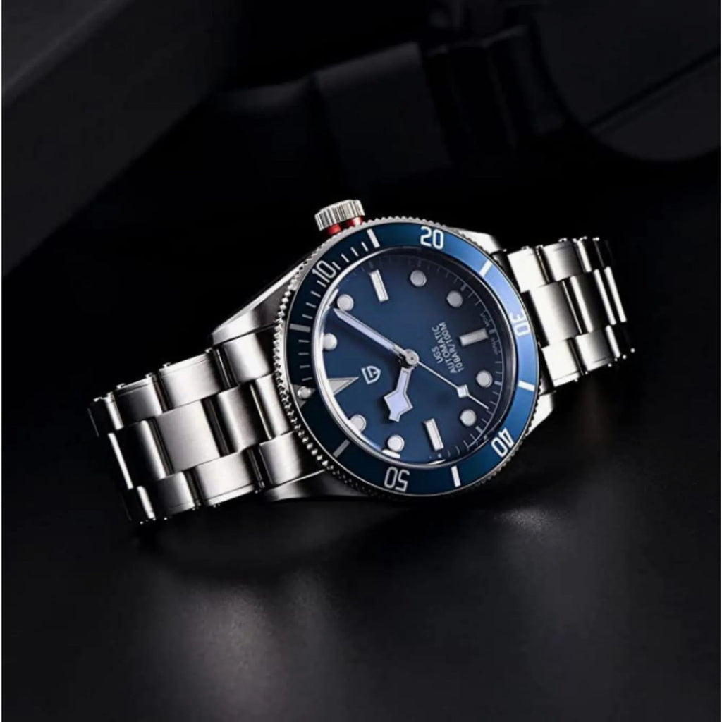 Pagani Design PD-1671 42mm Mens Automatic Waterproof Mechanical Watch with (Japanese NH-35 Movement) - Blue - DREAM WATCHES
