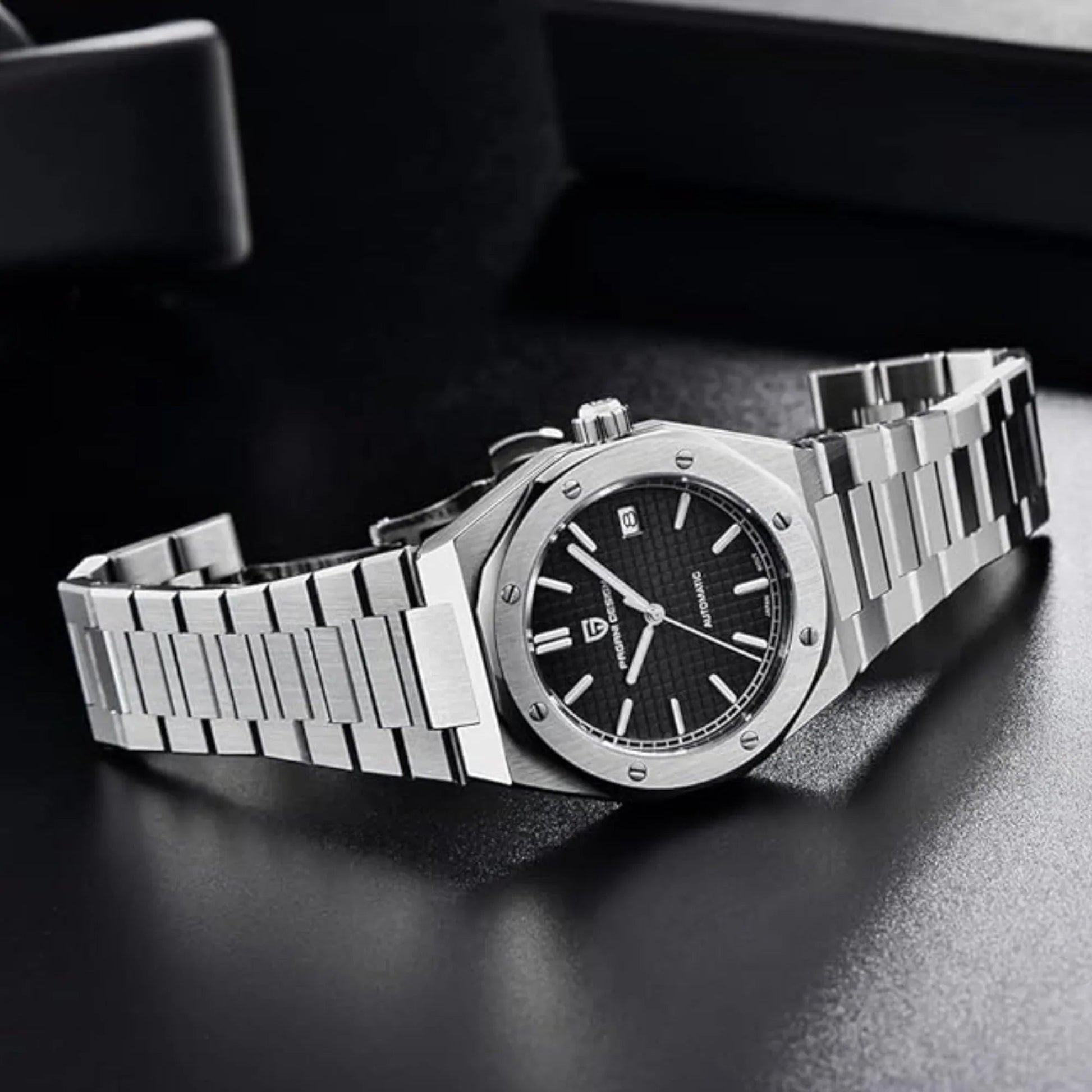 Pagani Design PD-1673 Royal Oak Men's 40mm NH35A Automatic Mechanical Watch 100M Waterproof Sapphire Crystal Stainless Steel Luminous Watch - DREAM WATCHES