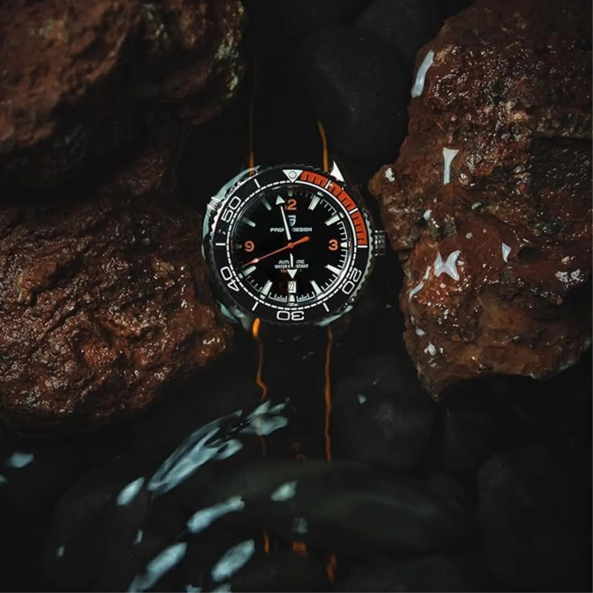 Pagani Design PD-1679M 42MM Mechanical Watch 100M Waterproof Dive Watch Sapphire Stainless Steel Bracelet Watch 