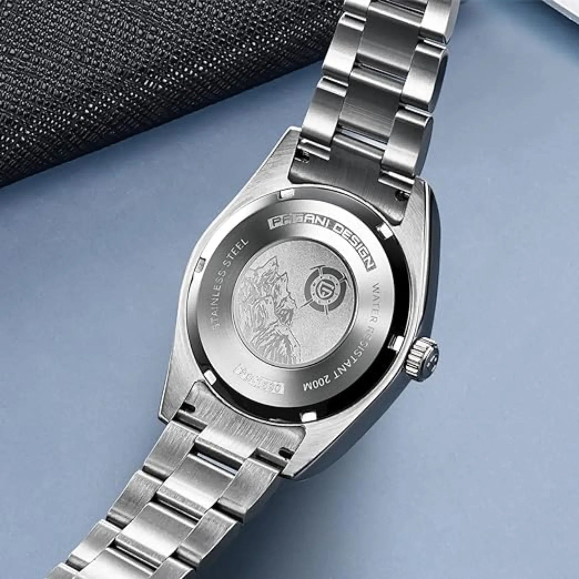 Pagani Design PD-1690 39 MM (Automatic Movement) Mechanical Watch Sapphire Stainless Steel Watch Oyster Perpetual"Grey Dial" - DREAM WATCHES