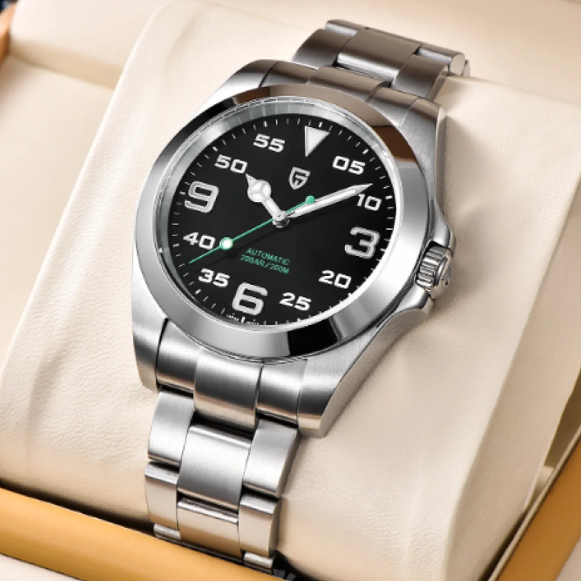 Pagani Design PD-1692 39.7 MM (Automatic Movement) Mechanical Watch Stainless Steel Watch - New Air King V2 - DREAM WATCHES