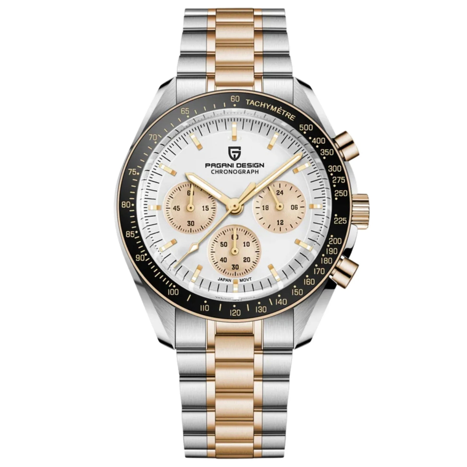 Pagani Design PD-1701 40mm Mens Waterproof Watch with Seiko VK-63 Movement - DREAM WATCHES