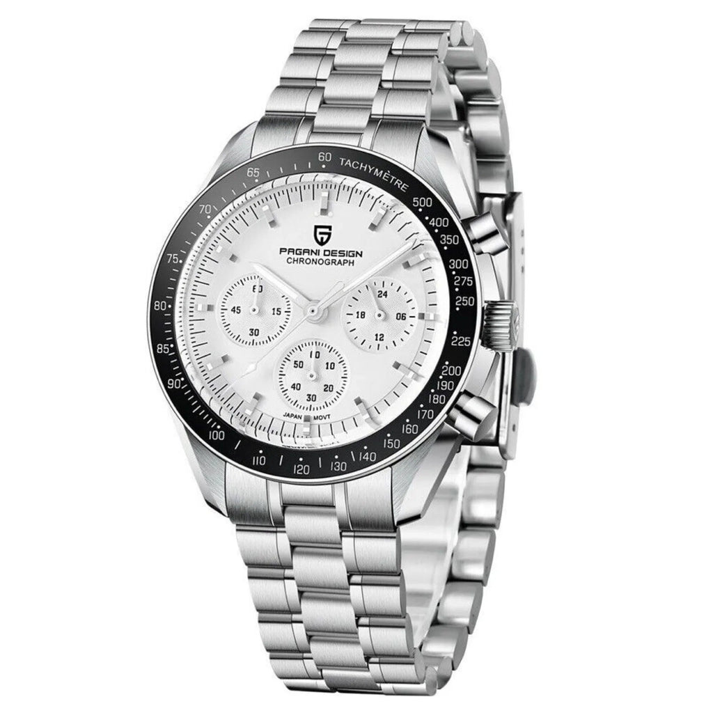 Pagani Design PD-1701 40mm Mens Waterproof Watch with Seiko VK-63 Movement (Speedmaster) - DREAM WATCHES